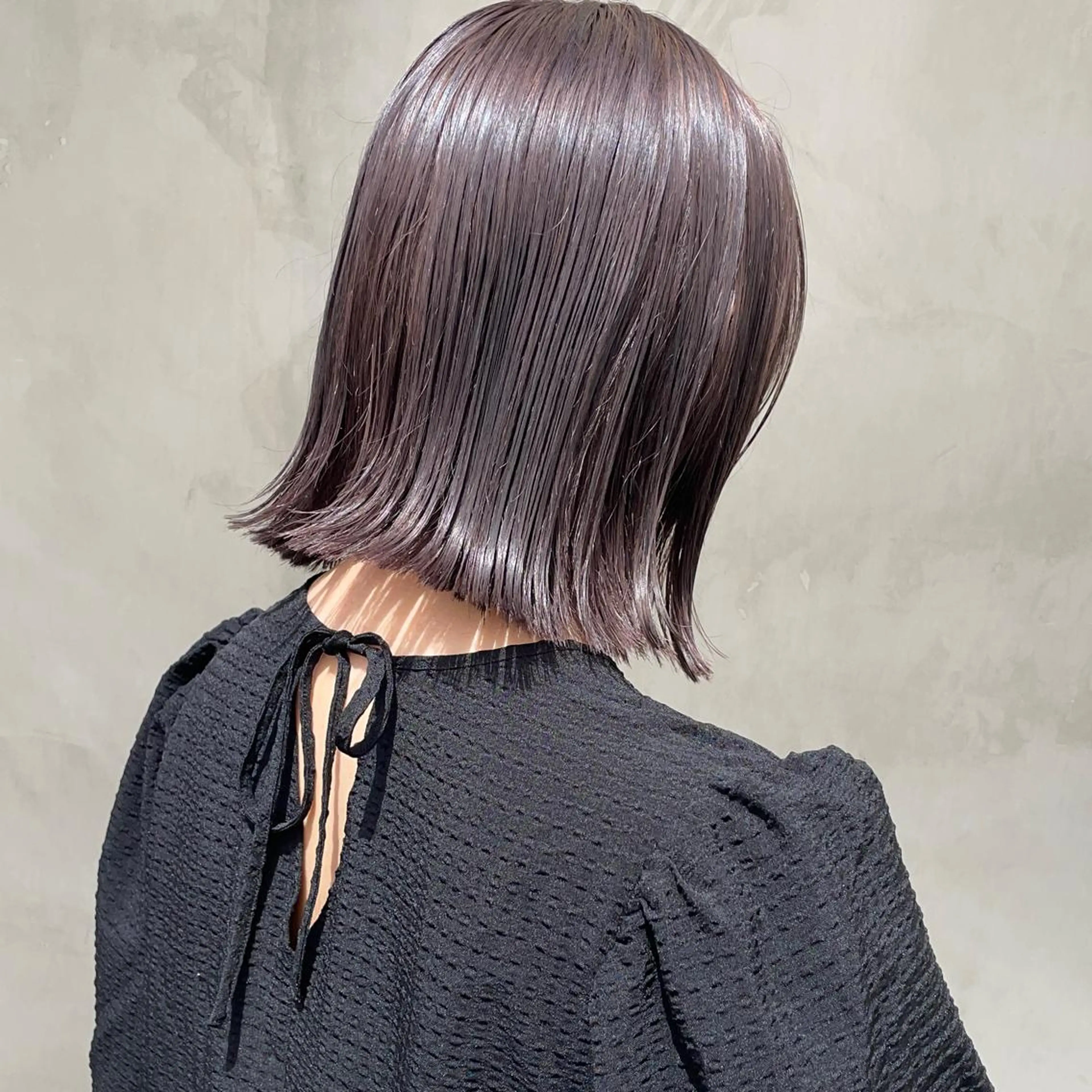 ミディアム カット ヘアカラー トリートメント 小濱 拓也のヘアスタイル