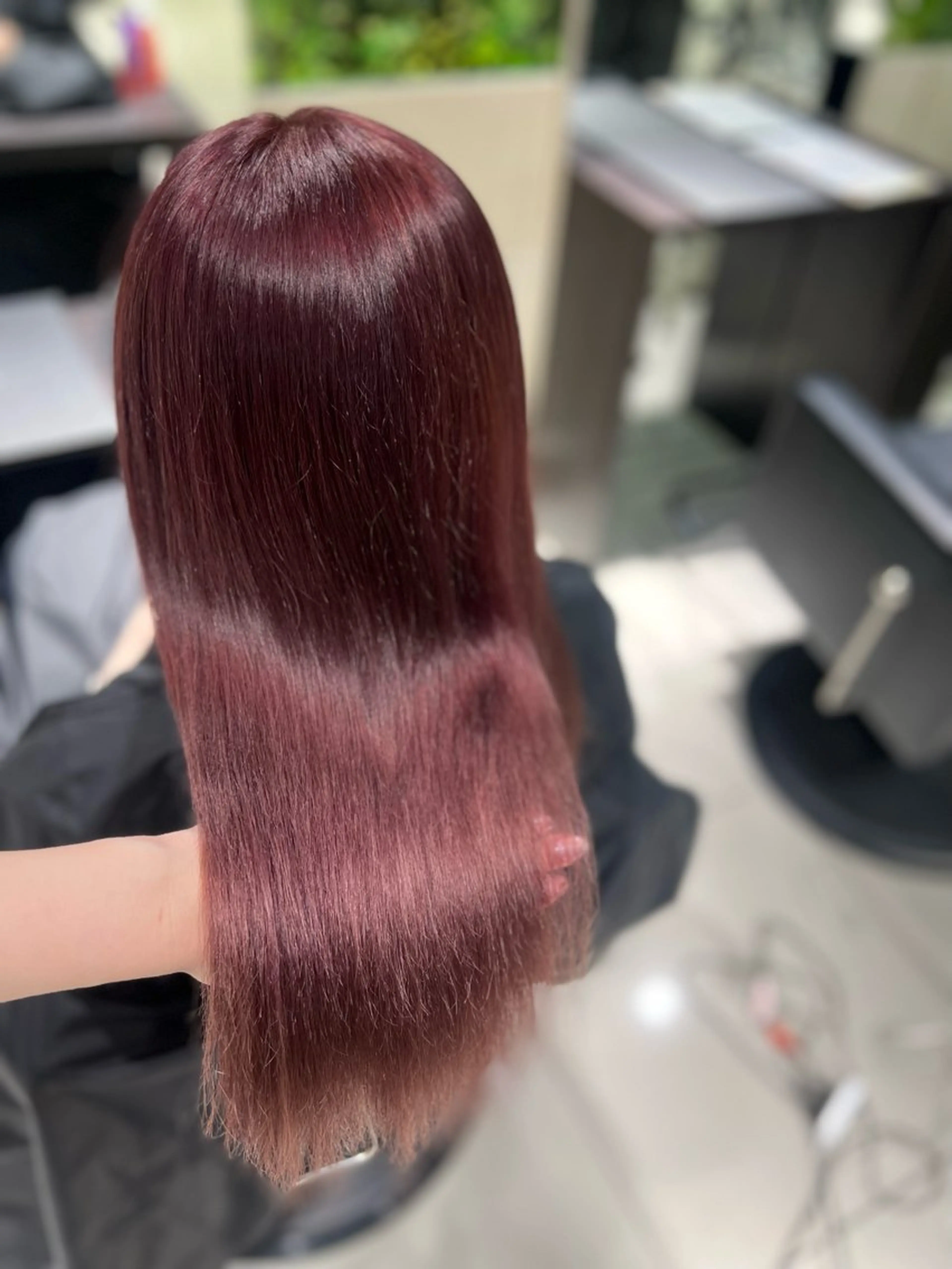 セミロング カラー 🧊🪞透明感カラー himeのヘアスタイル