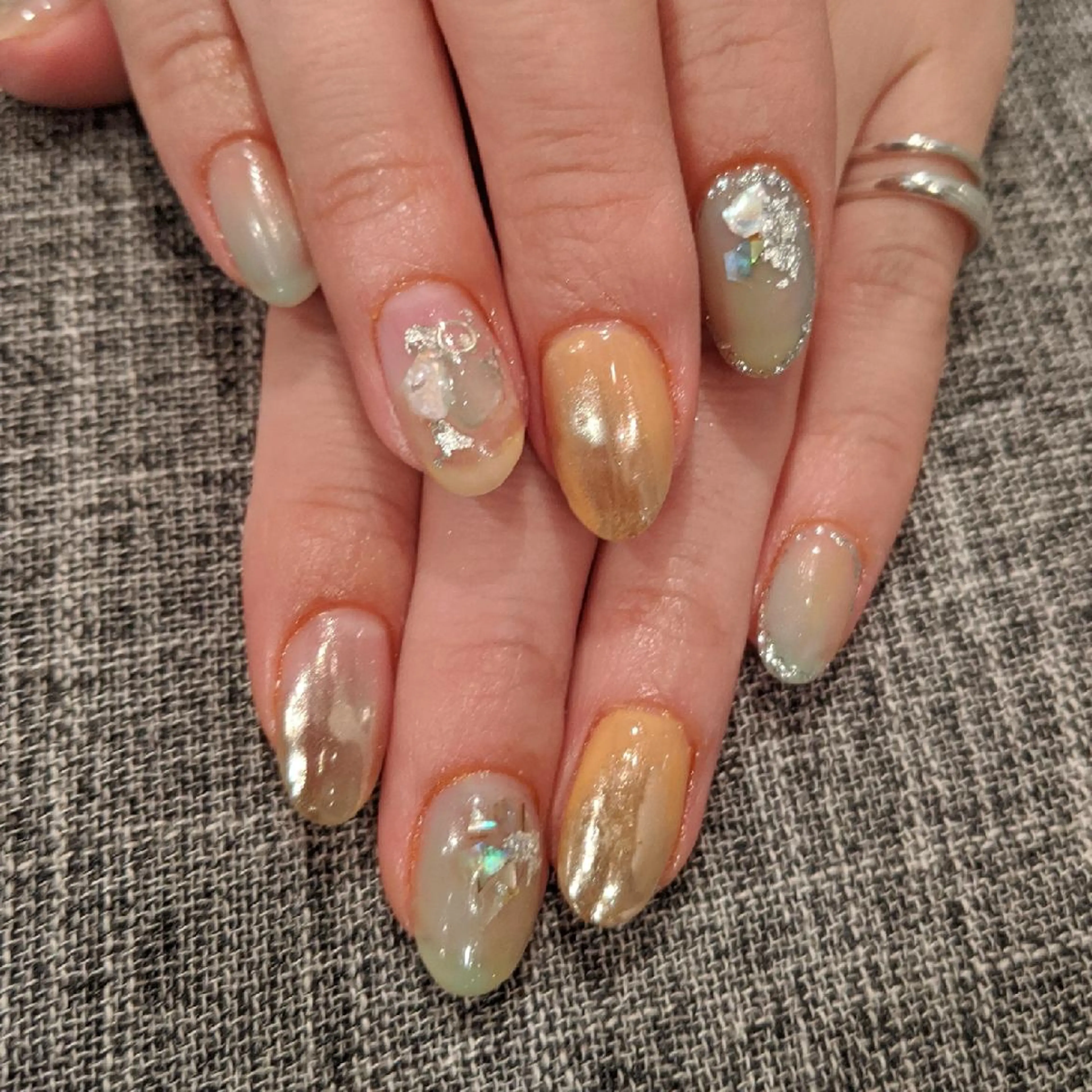 ネイル 春ネイル ハンドネイル private salon mieのネイルデザイン