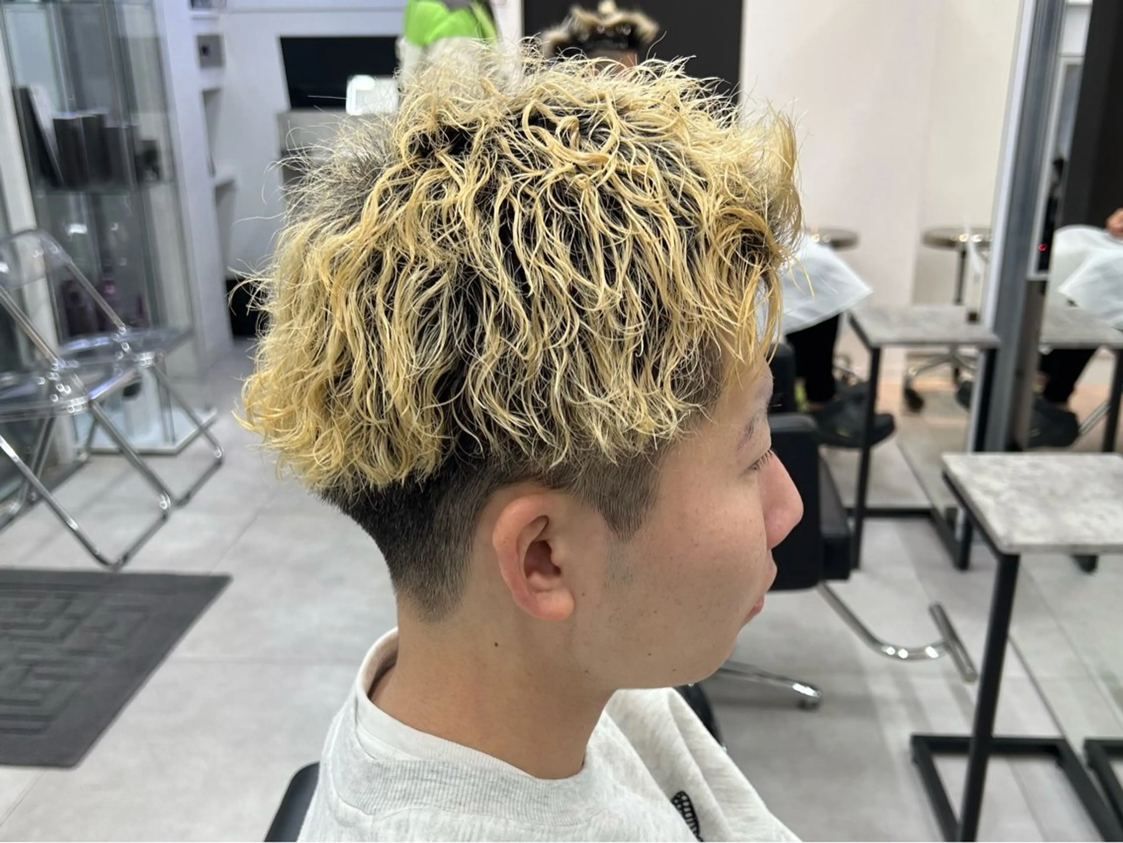 ショート メンズ カット 女性目線で作るメンズ パーマ☑️/Renaのヘアスタイル