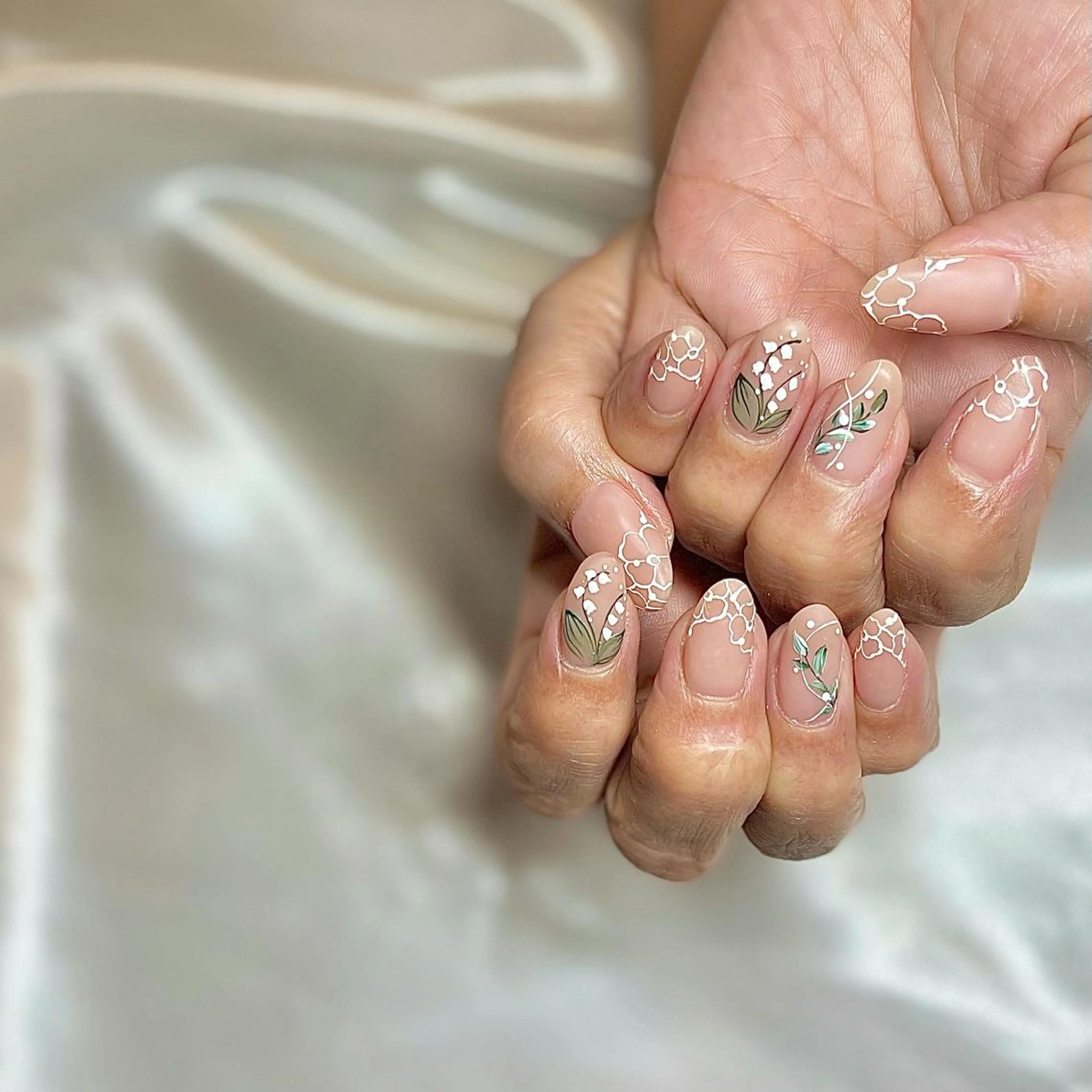 セミロング カラー パーマ ヘアアレンジ メンズ キッズ ネイル マツエク・マツパ レース nail&eye Aoのマツエク・マツパデザイン