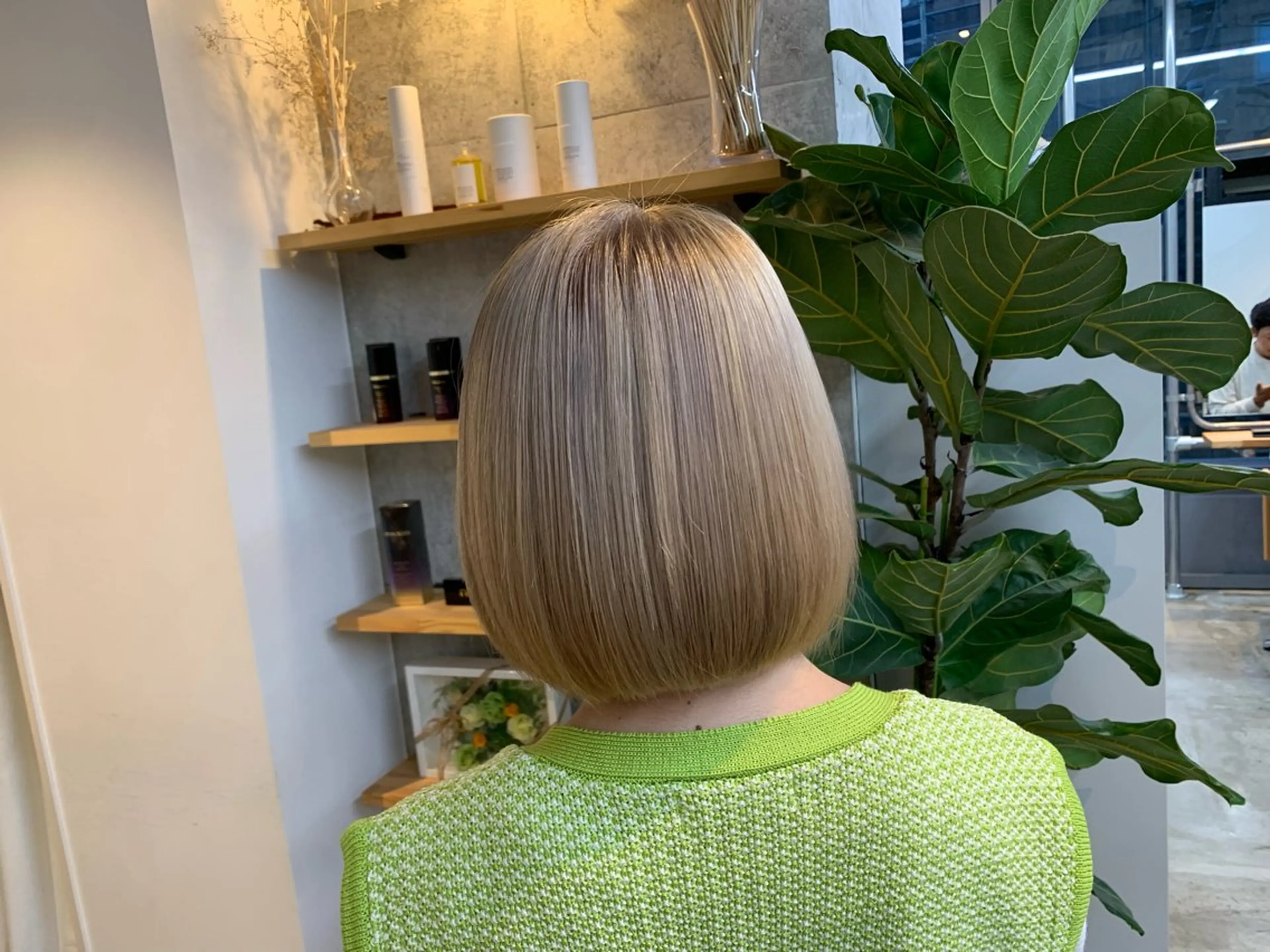 ショート カラー ヘアカラー トリートメント 天野 開のヘアスタイル