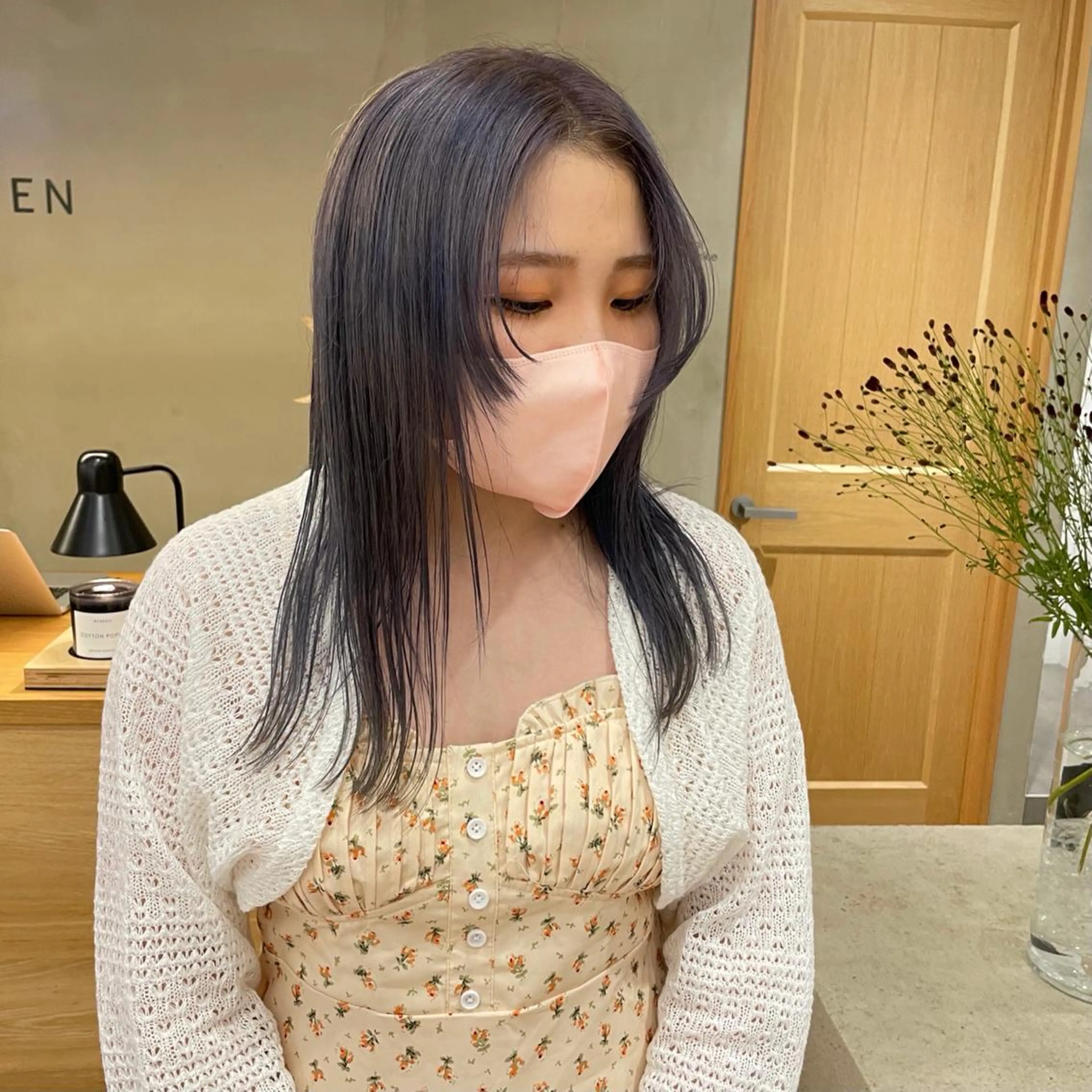 ロング カラー ブリーチ ケアブリーチ ダブルカラー ハイライトカラー ハイトーンカラー ブリーチ/レイヤー 🌻Mutsumiのヘアスタイル