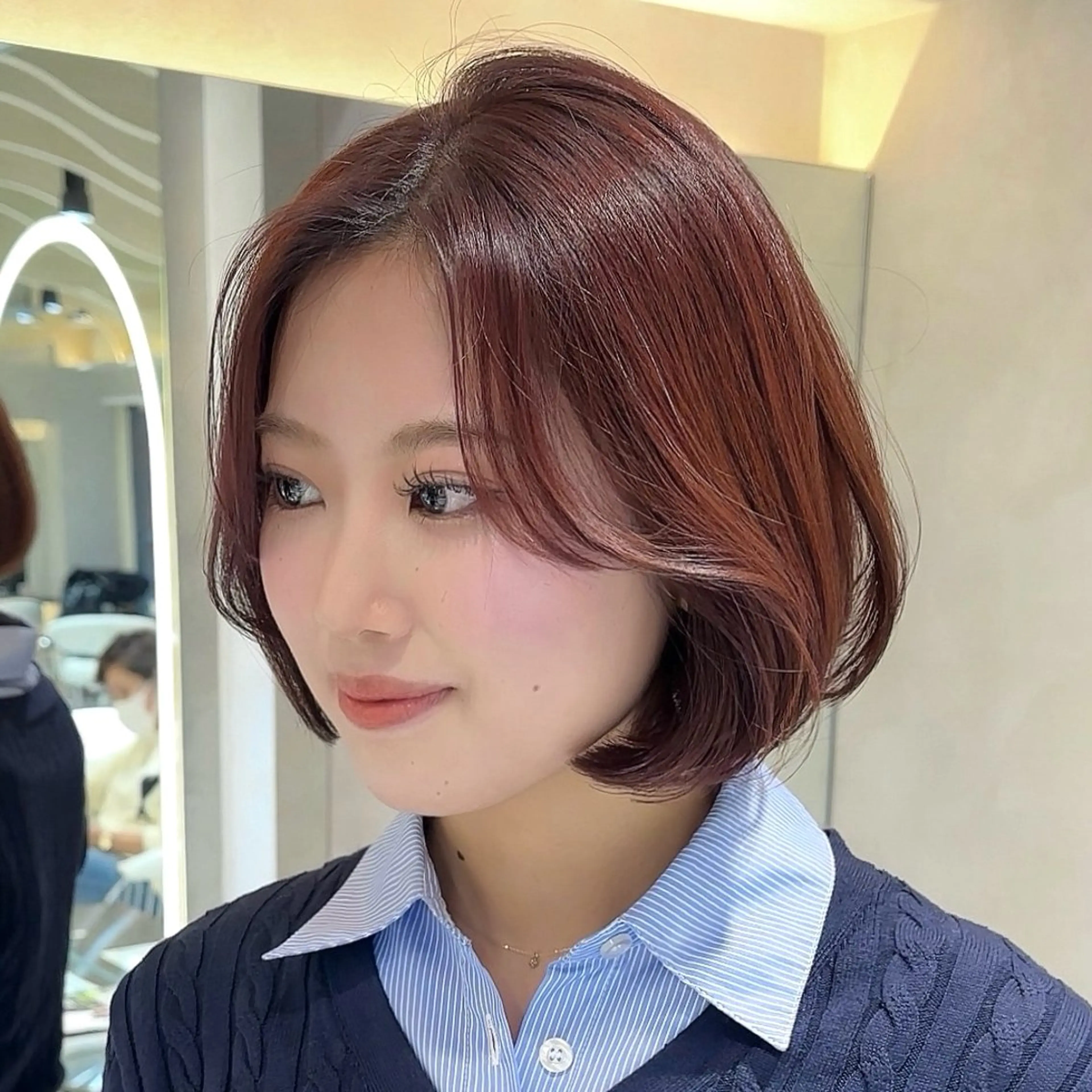 ショート カラー カット ヘアカラー トリートメント 原宿/韓国ボブ /くびれボブ/優希のヘアスタイル