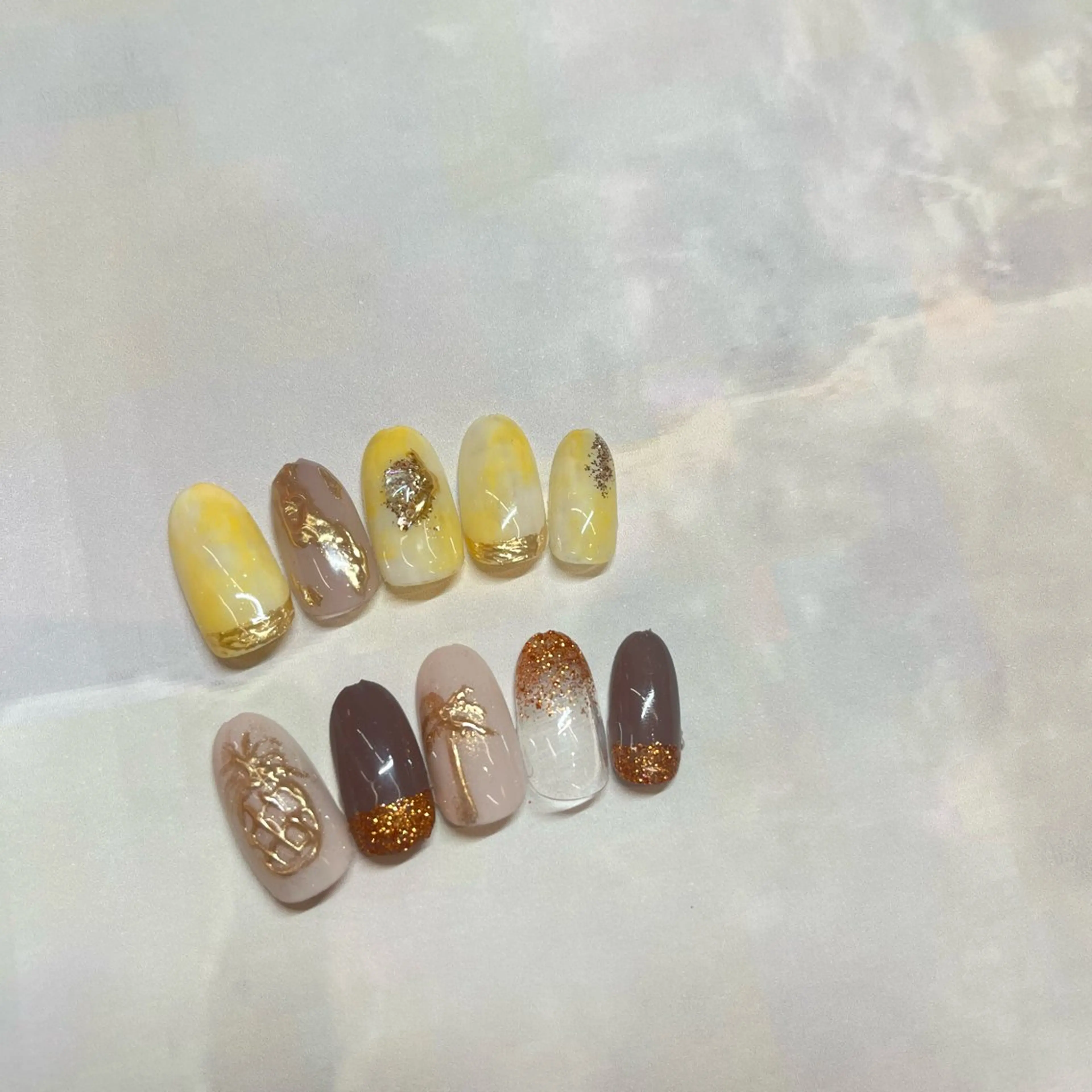 ネイル ハンドネイル M's Beautysalon所属・M's 新小岩  Yunaのマツエク・マツパデザイン