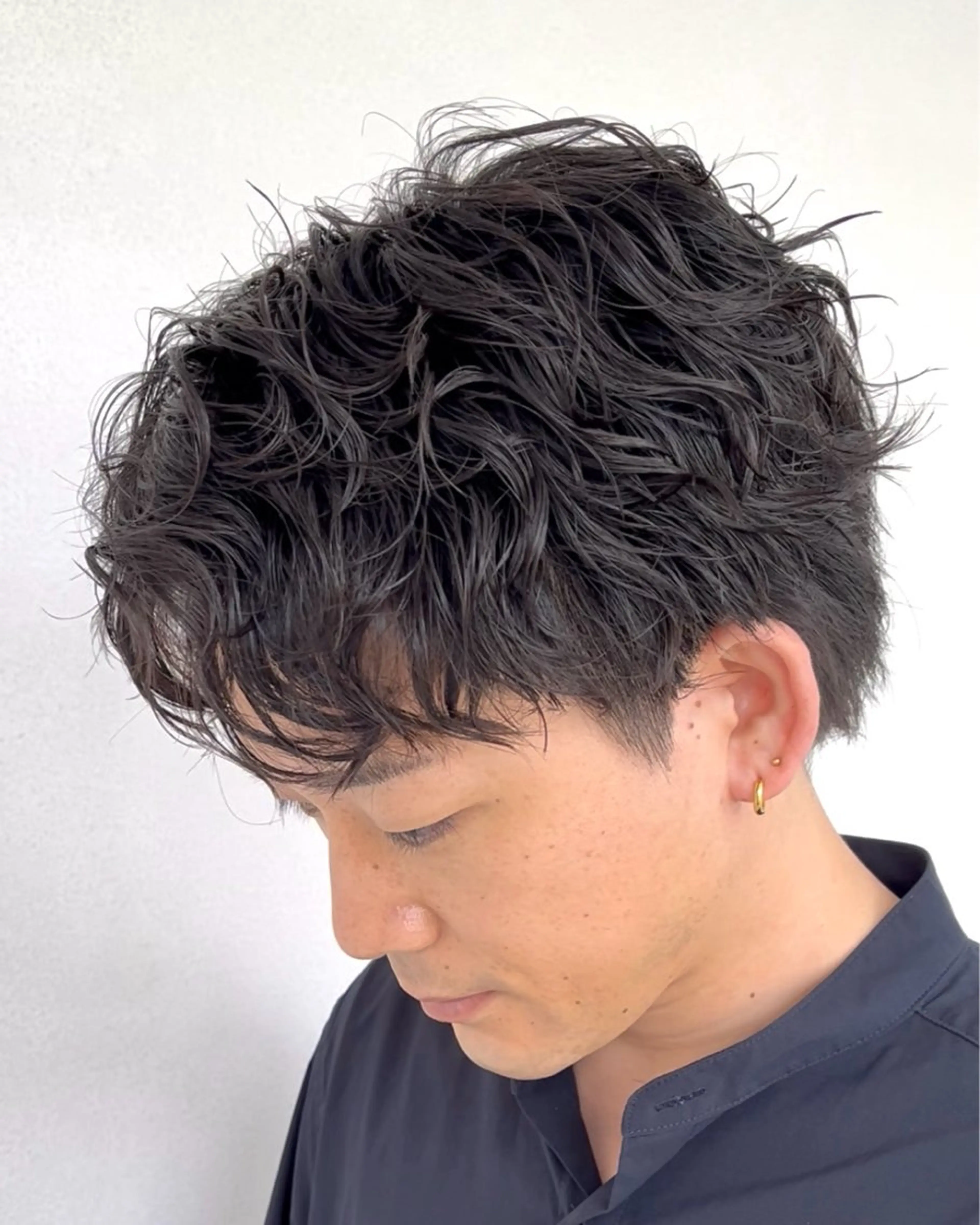 ショート カット パーマ 吉田 笙乃のヘアスタイル