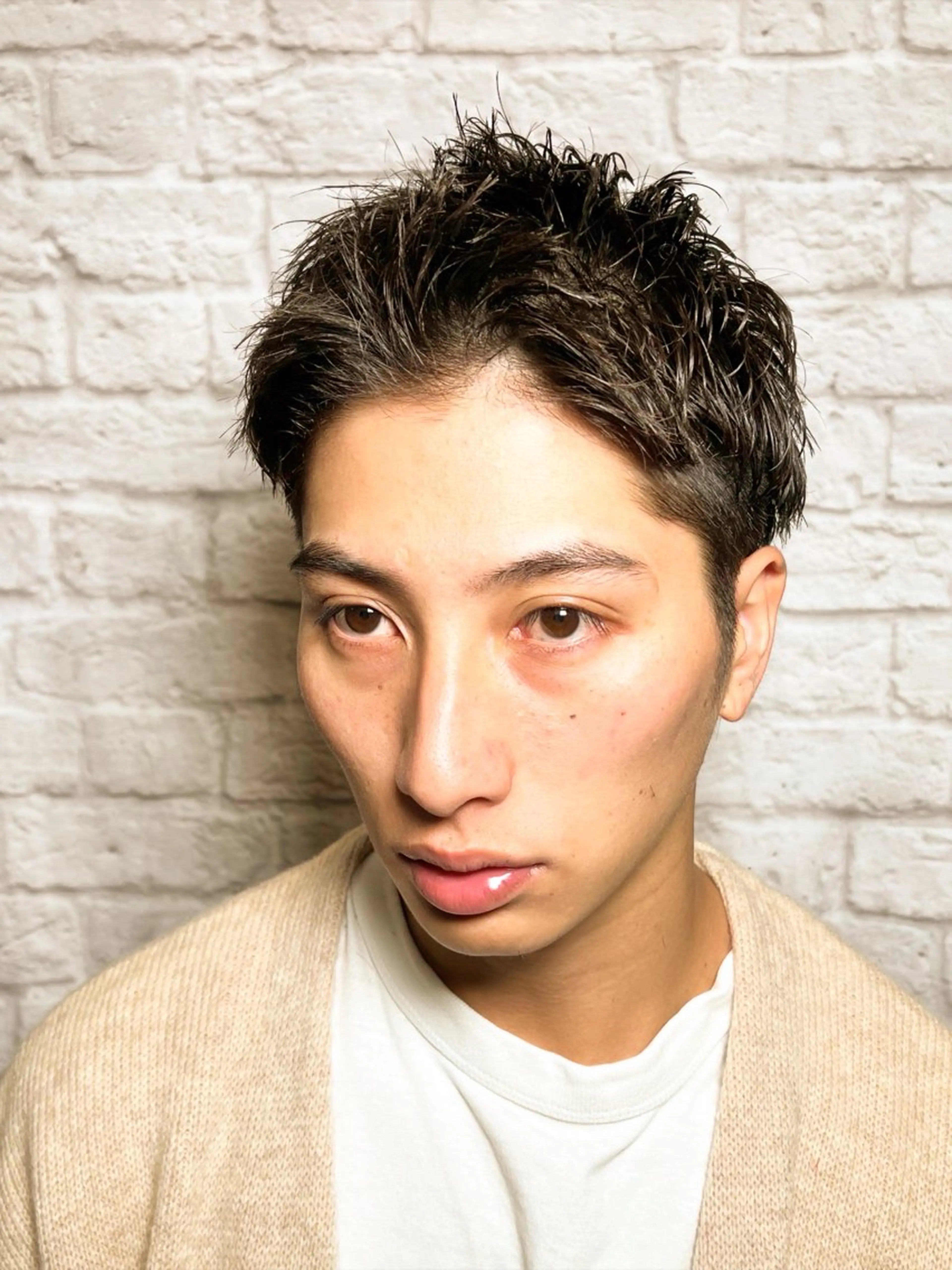 ショート カラー パーマ ヘアアレンジ メンズ カット パーマ メンズカット/パーマ 山崎航平💈のヘアスタイル