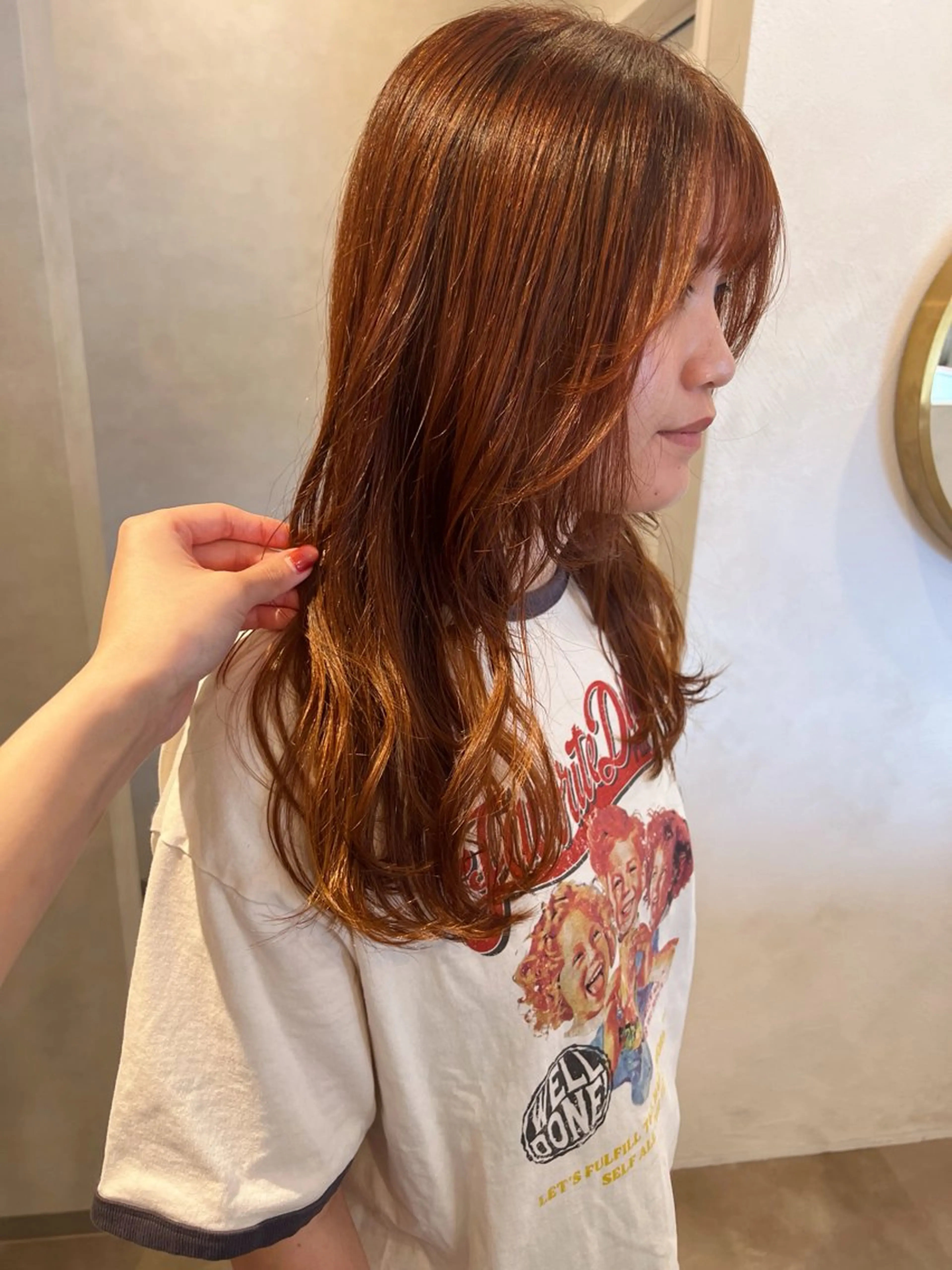 セミロング TERMINAL bern所属・縮毛矯正/髪質改善 riwaのヘアスタイル