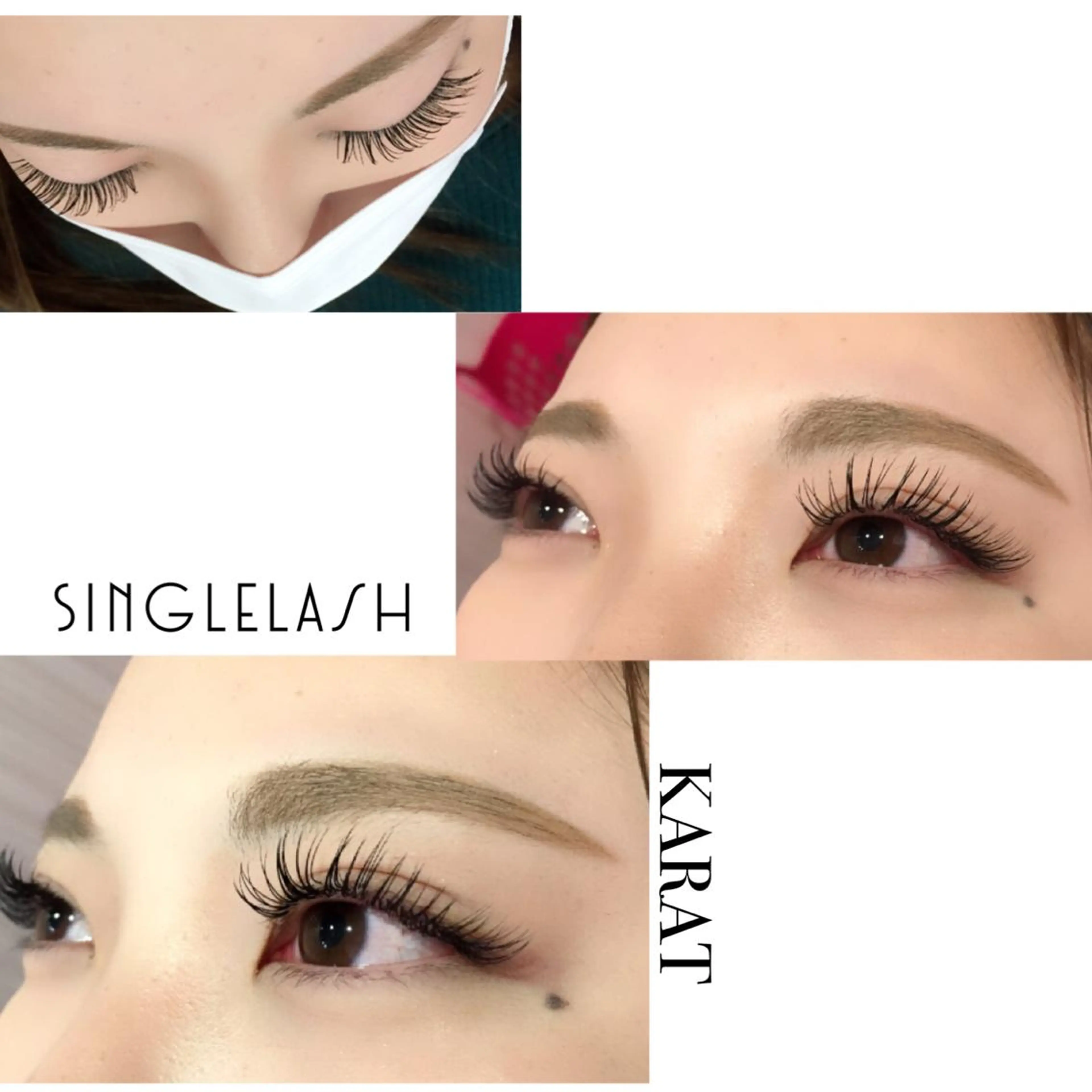 マツエク・マツパ Cカール Dカール ★ KAEDE ★のマツエク・マツパデザイン