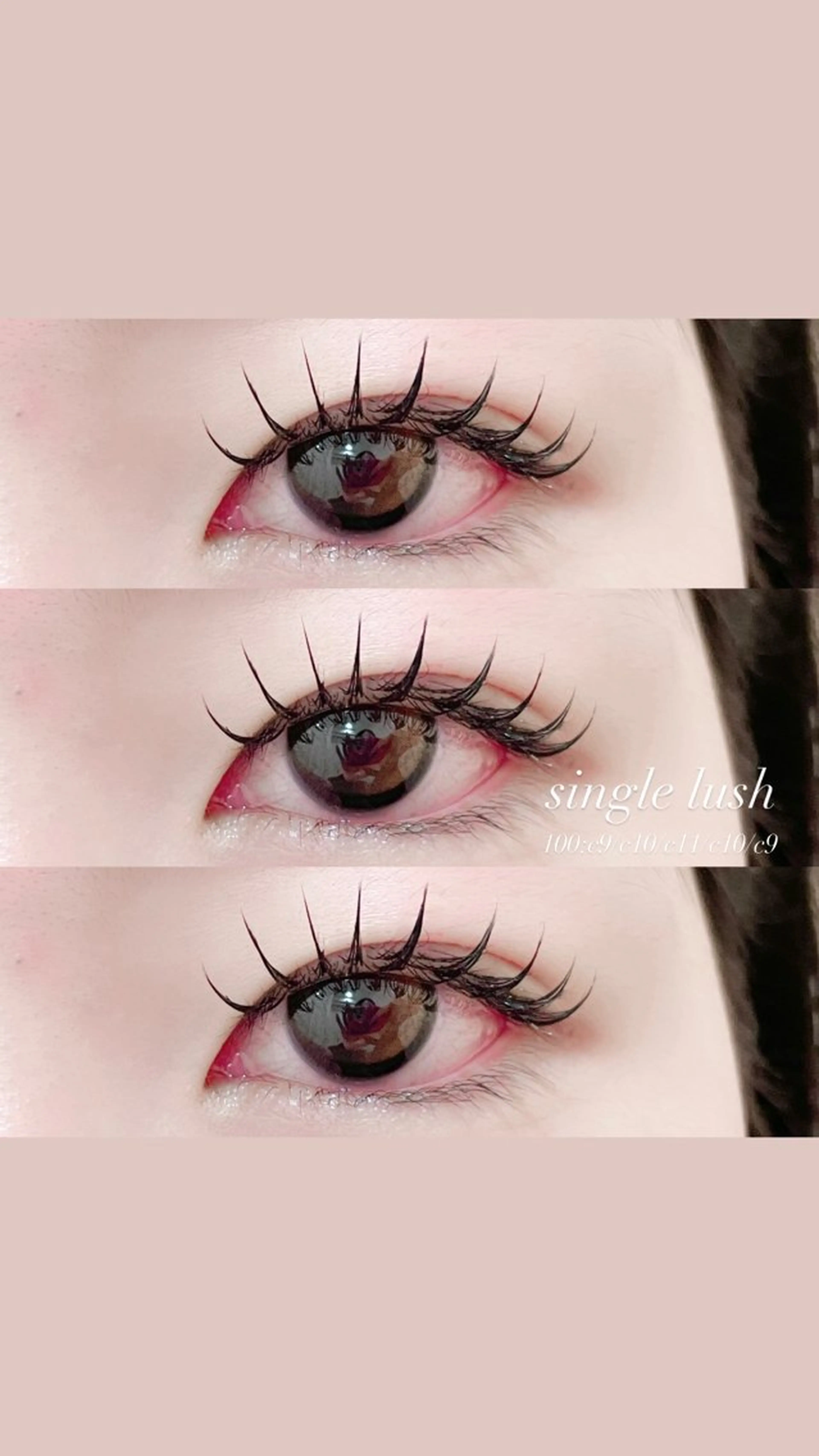 マツエク・マツパ salon peacockのマツエク・マツパデザイン