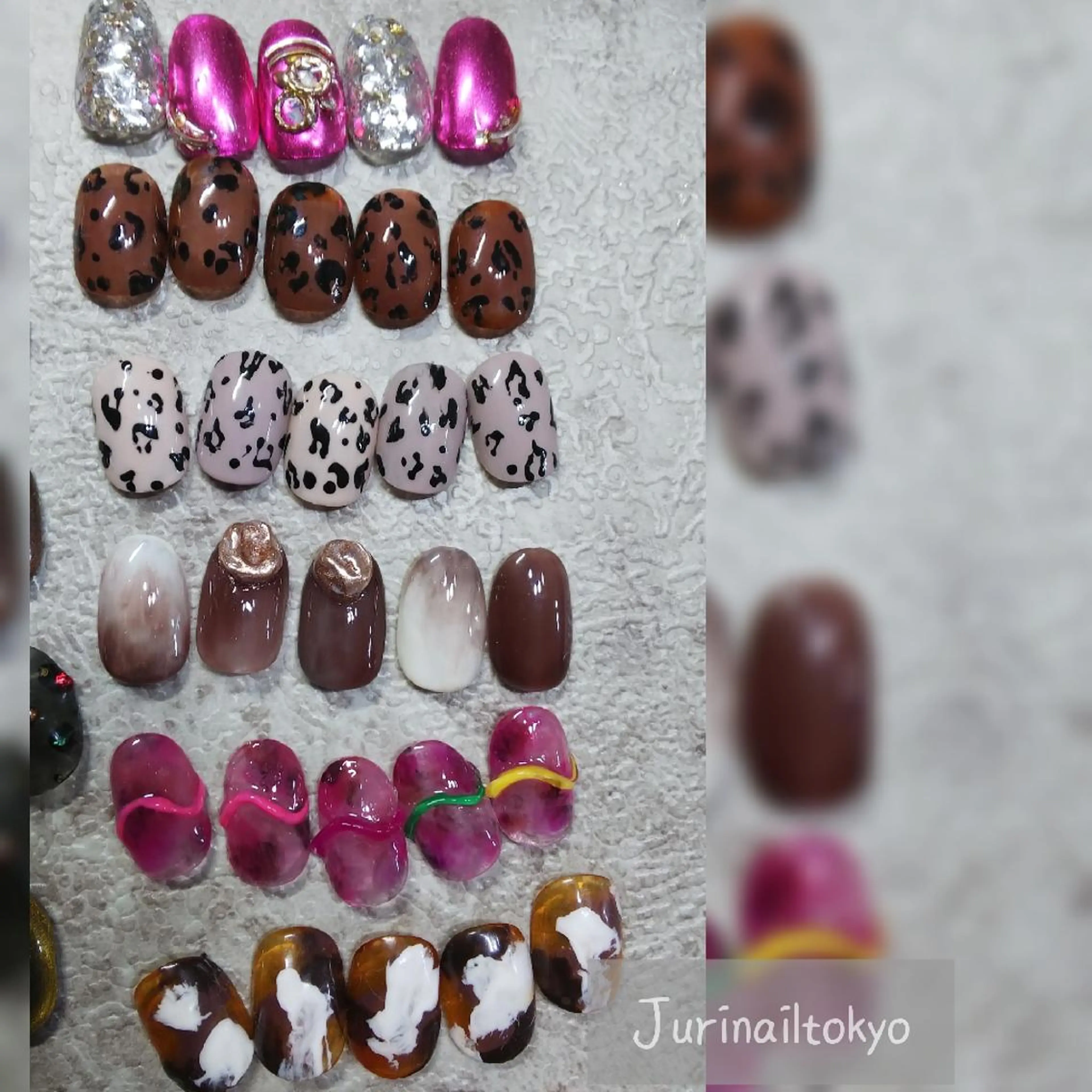 ネイル ハンドネイル フットネイル ハンドケア jurinailtokyo所属・jurinail tokyoのネイルデザイン