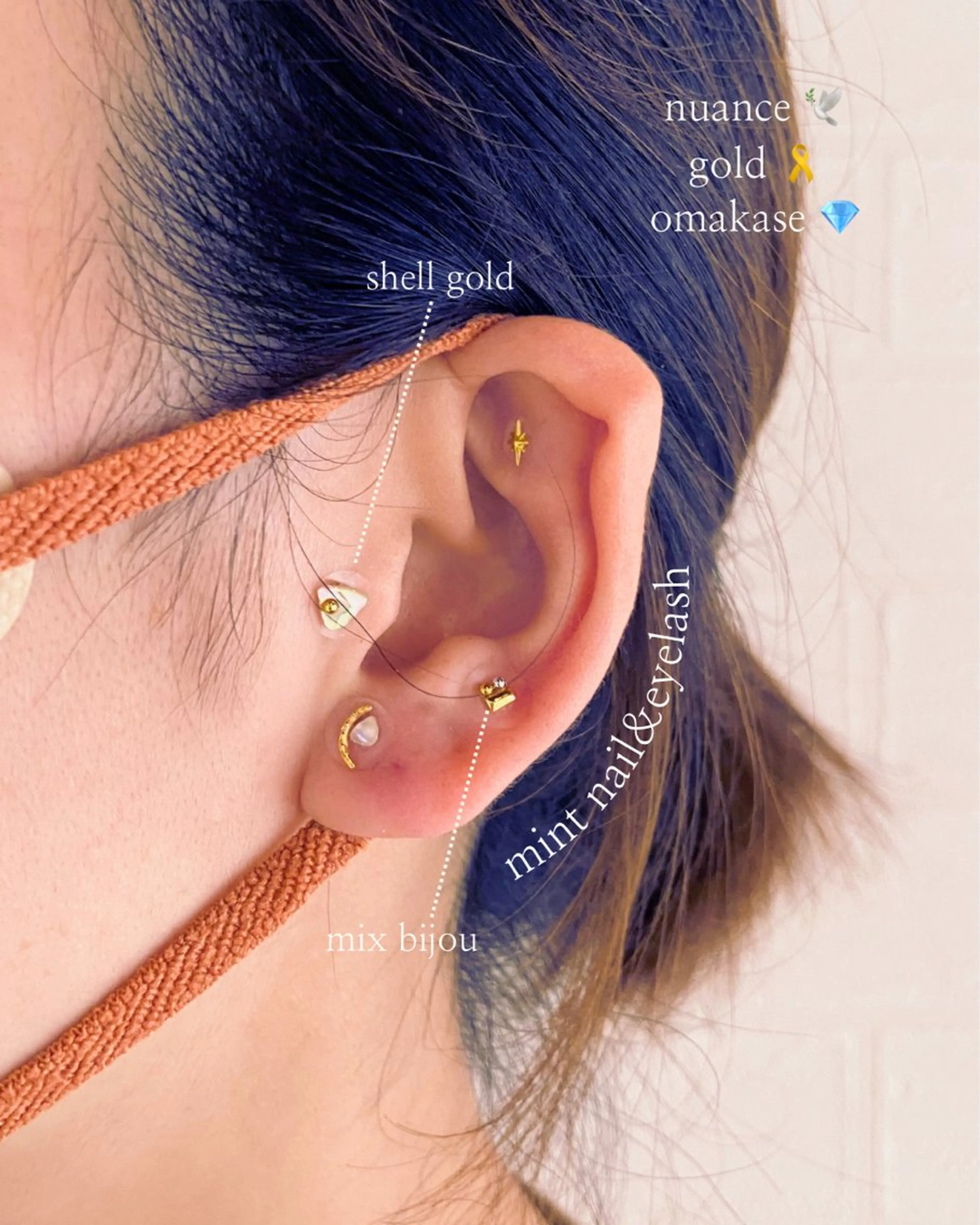 mint nail&eyelash所属・mint misakiのネイルデザイン