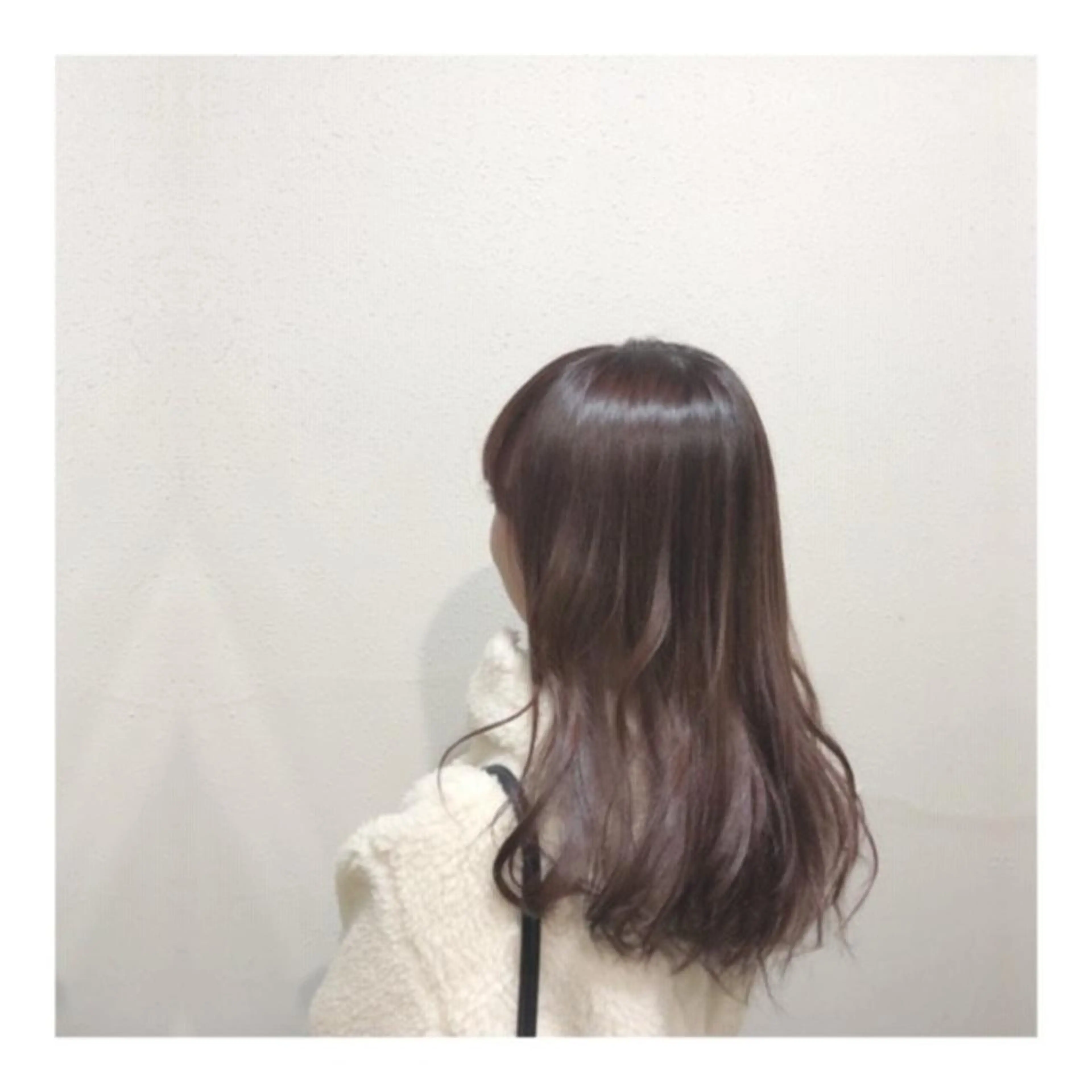 セミロング カラー アッシュ 透明感カラー ピンクカラー ピンクアッシュ Joshua / 素髪改善のヘアスタイル