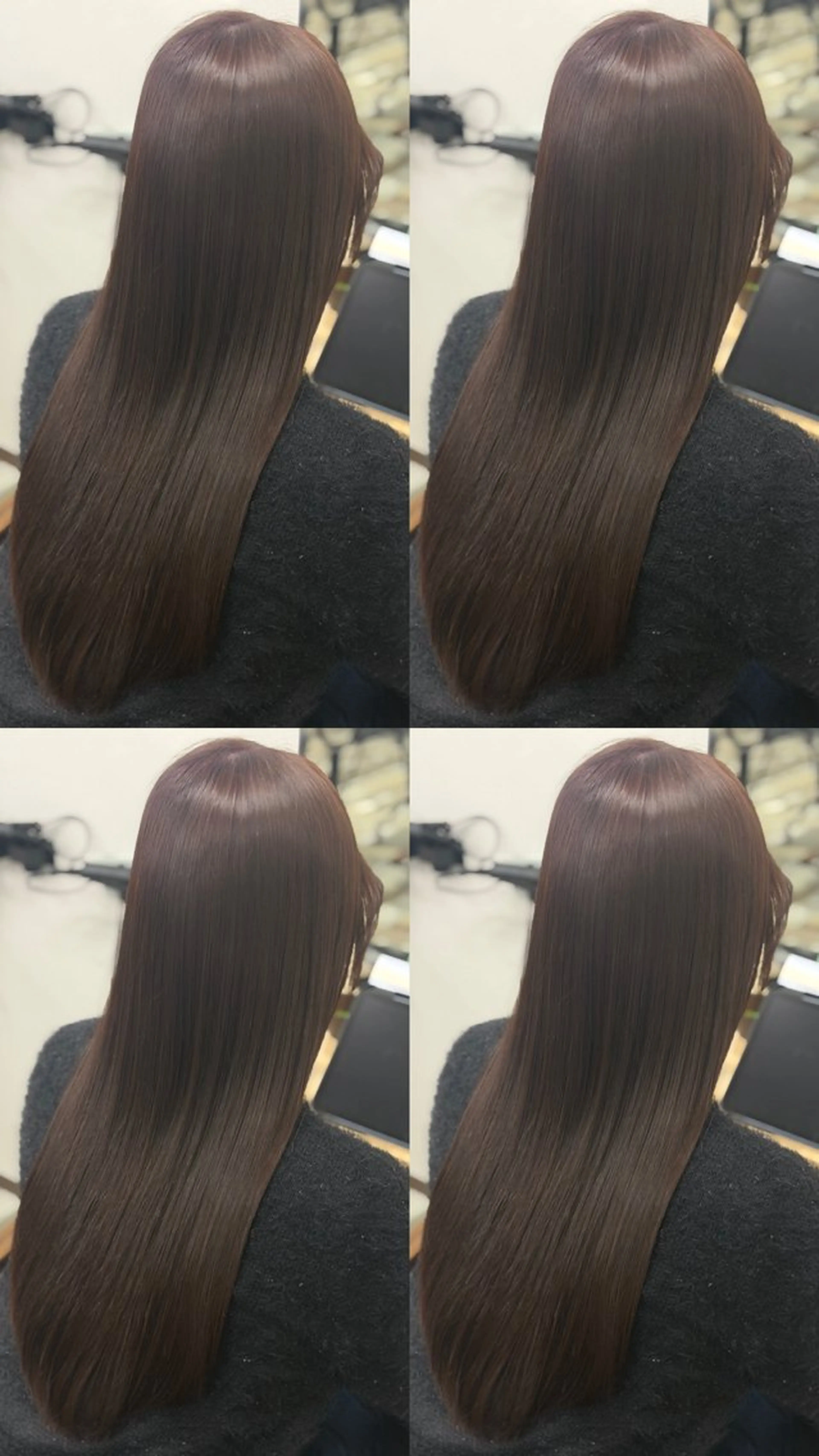 ロング ヘアカラー トリートメント 髪質改善🪽 森川☜ ☜ のヘアスタイル