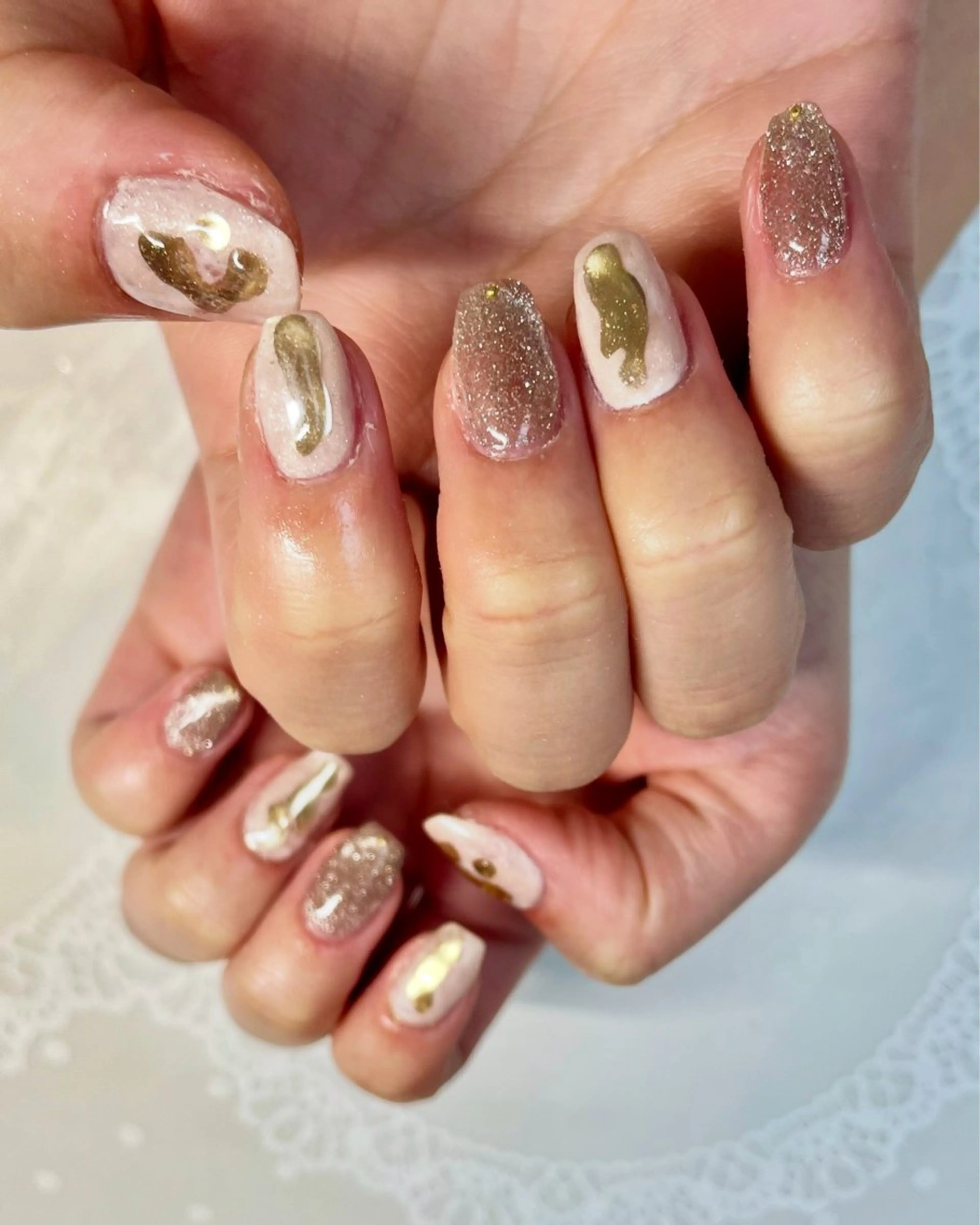 ネイル ハンドネイル 新宿ネイルサロン ジェミディローサ所属・新宿ネイルサロン ジェミディローサのネイルデザイン