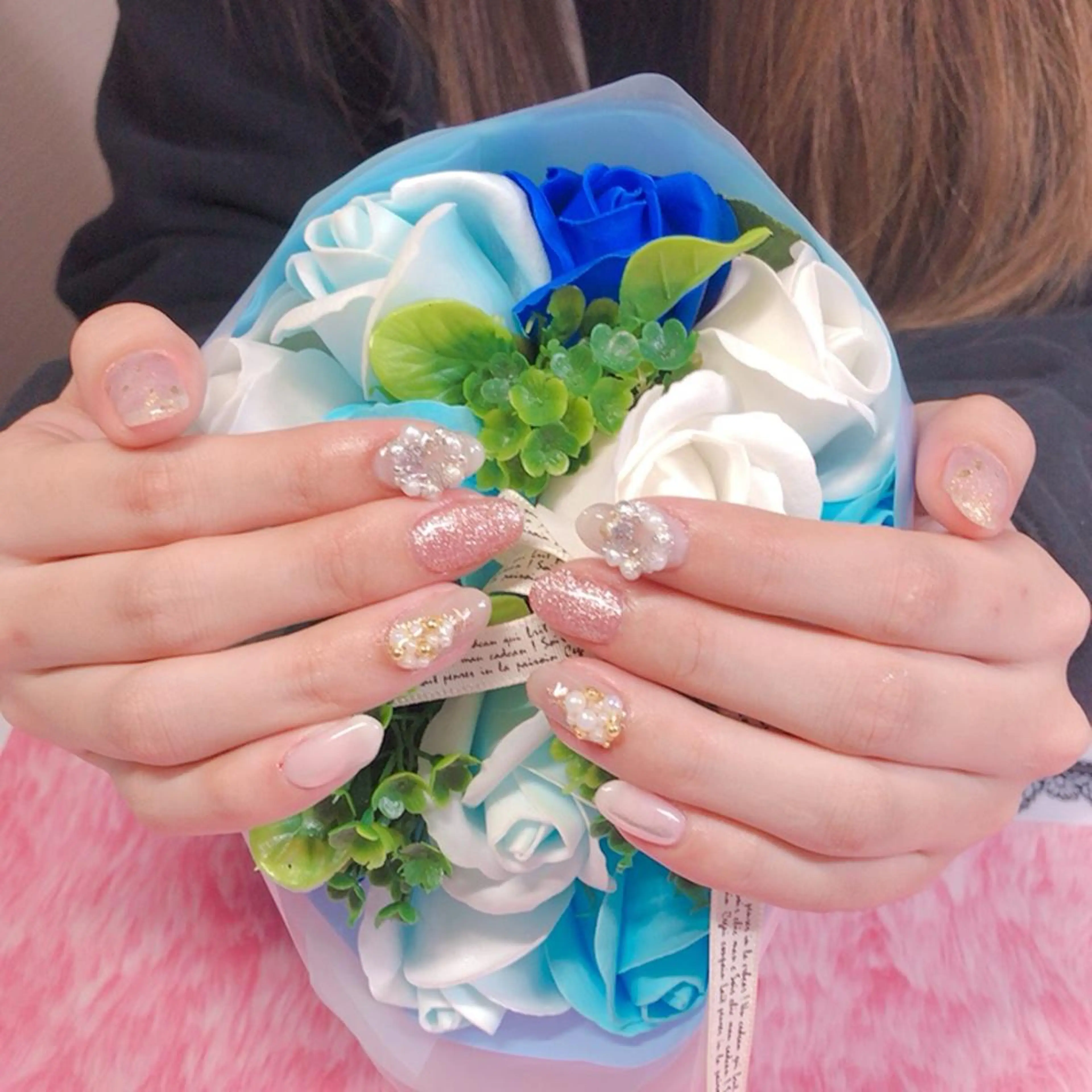 ネイル 冬ネイル クリスマス 奥園 良恵のネイルデザイン