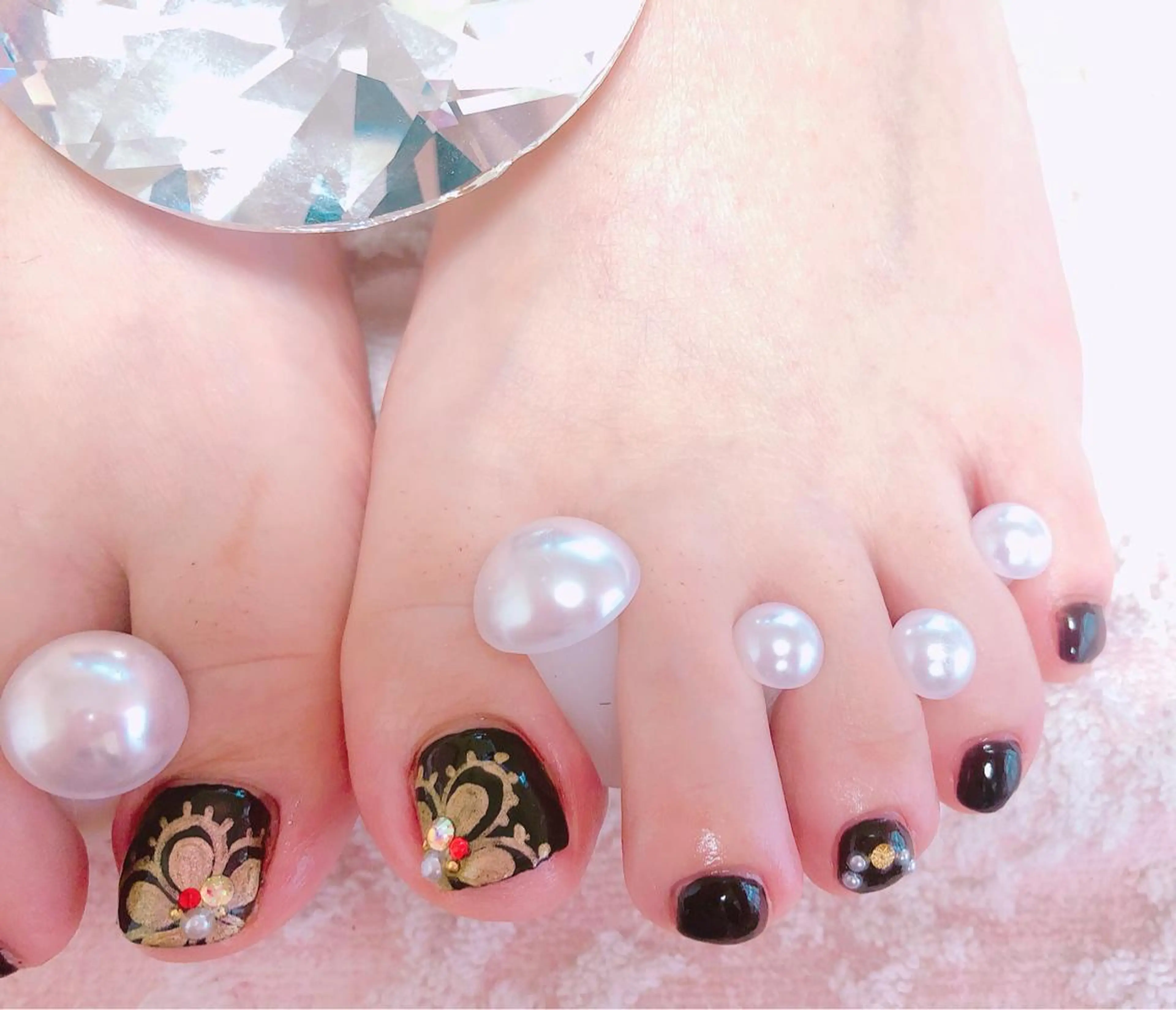 ネイル フットネイル CROWN プライベートサロンのネイルデザイン