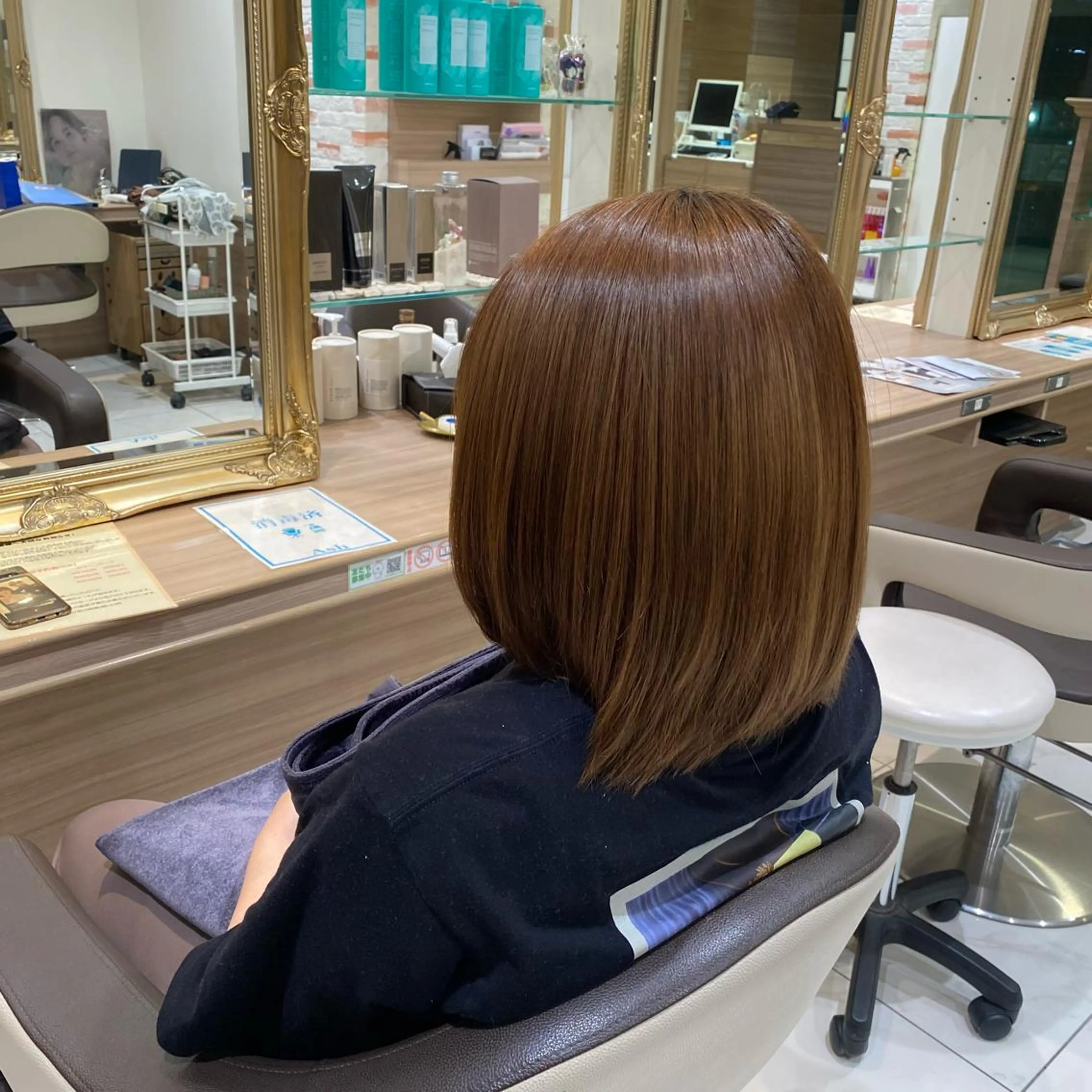 ミディアム トリートメント ✨美髪／縮毛矯正 講師 ／塚田健✨のヘアスタイル