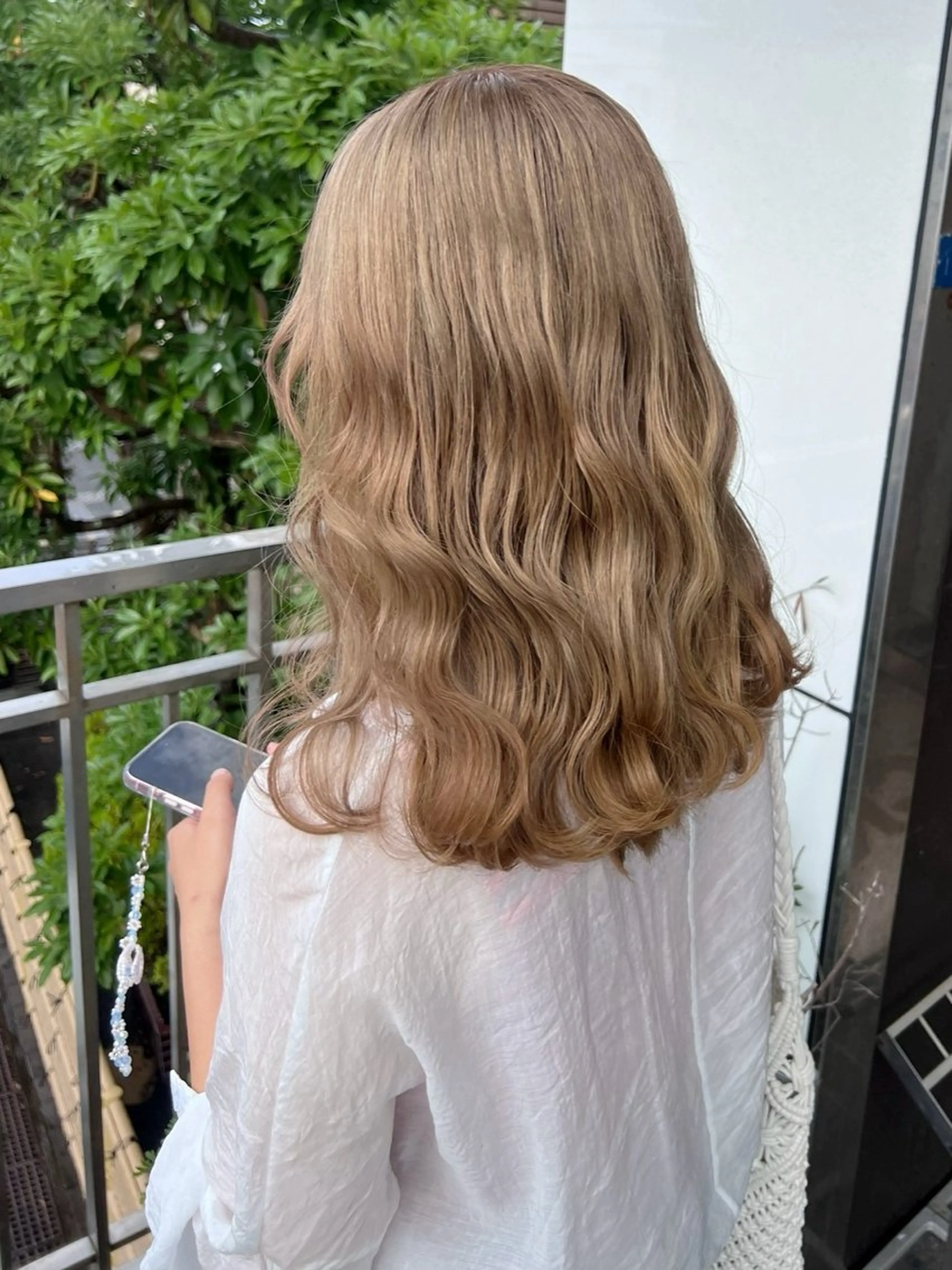 セミロング カラー 艶髪/髪質改善/ LUCK由比ヶ浜店のヘアスタイル