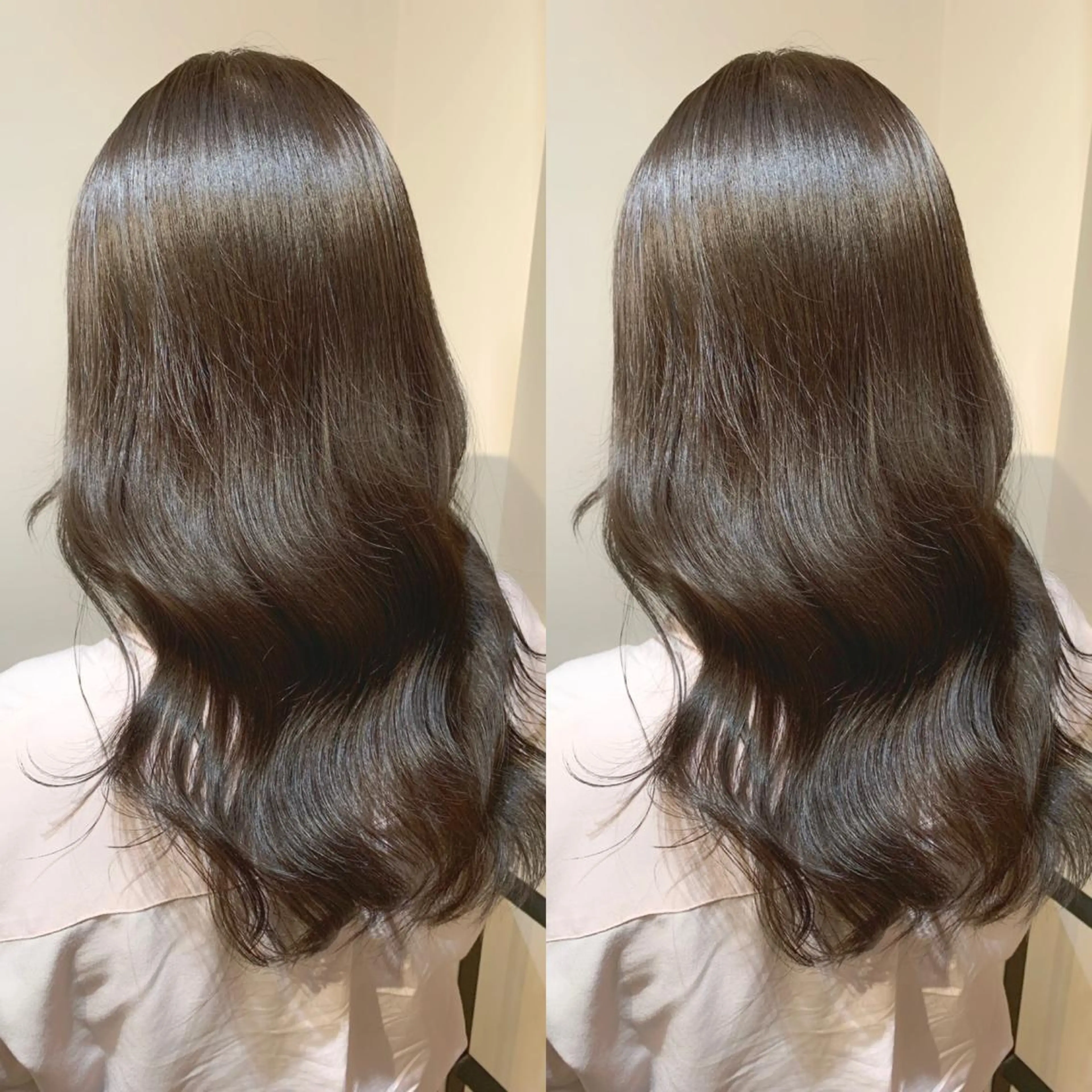 セミロング カラー 髪質改善特化 ミサワコウキのヘアスタイル