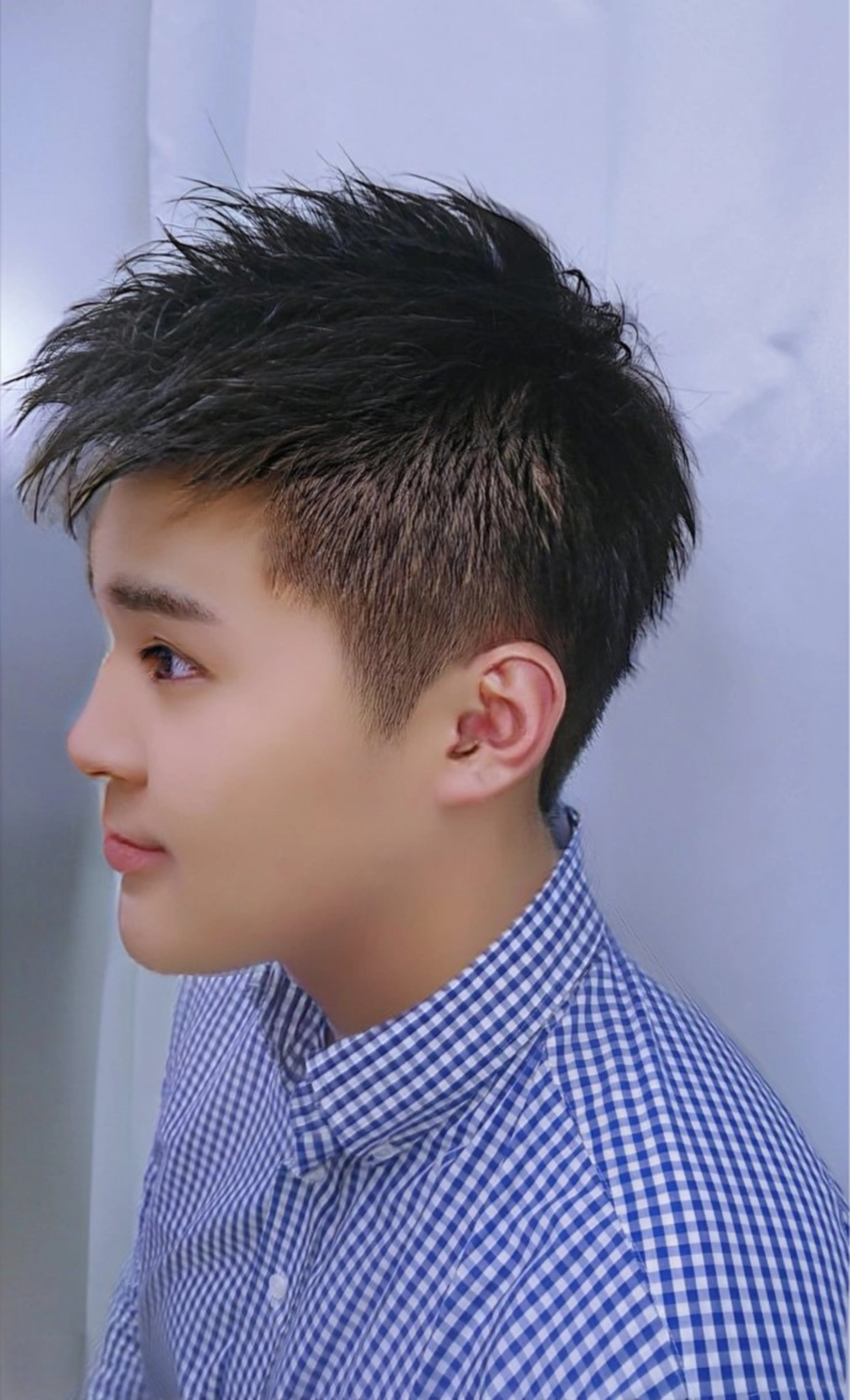 ショート メンズ au美容室所属・au栄矢場町 水素髪質改善Tのヘアスタイル