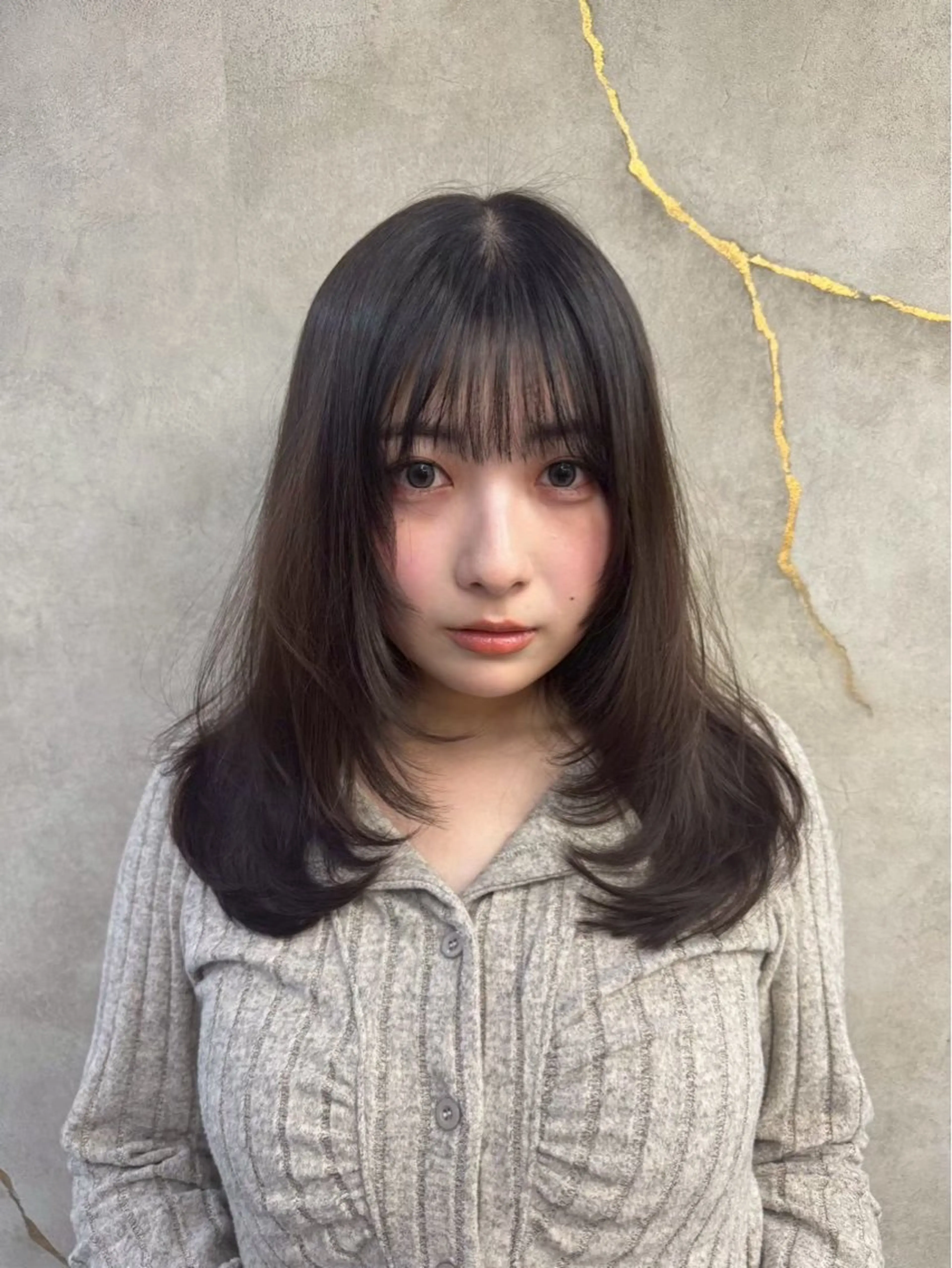 【❣️無料カットモデル❣️】レイヤーカット✂︎  ＋1step treatment 『練習モデル』『韓国風レイヤー』の写真