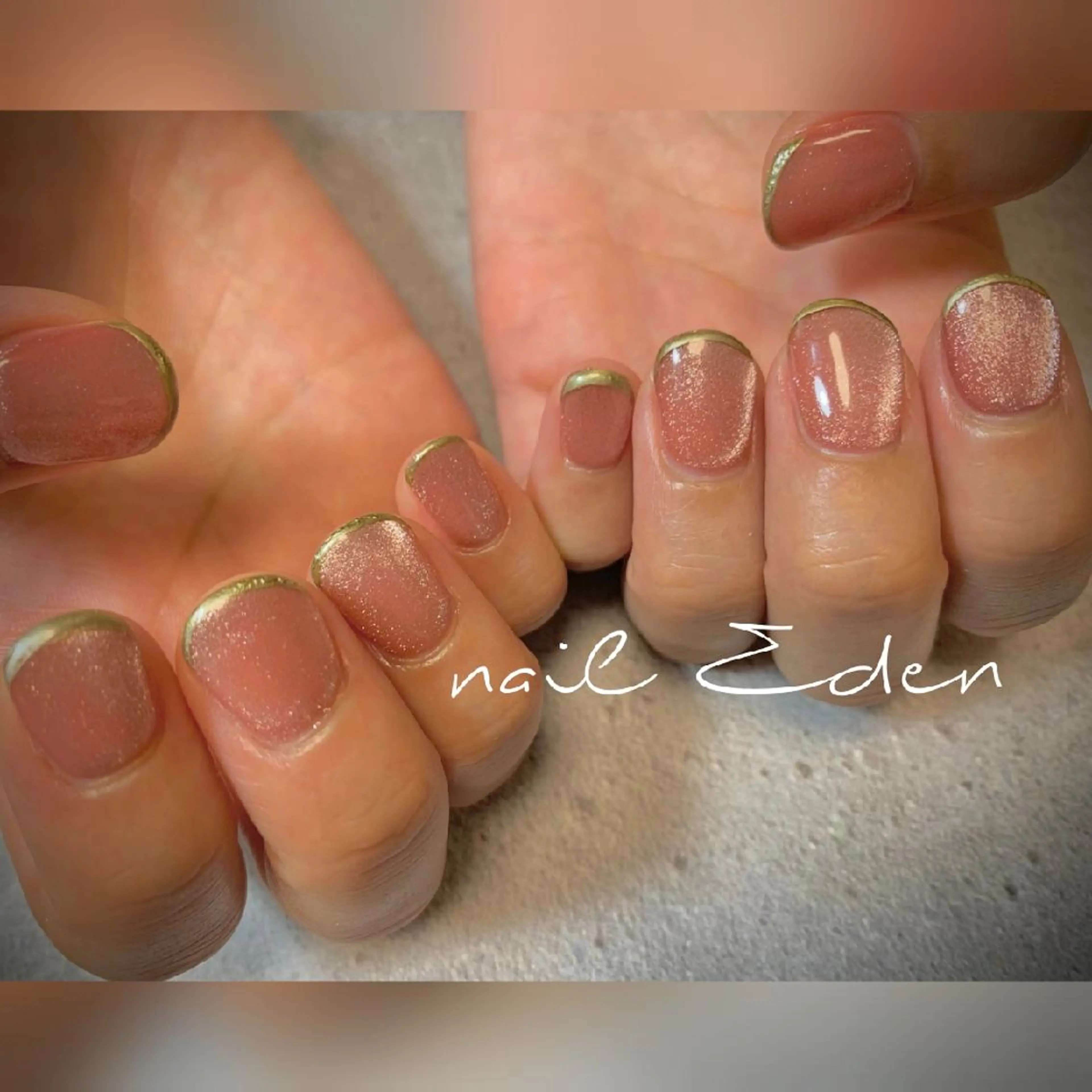 ネイル マグネットネイル ハンドネイル ハンドケア Eden　private nail saron所属・Eden ♾️のネイルデザイン