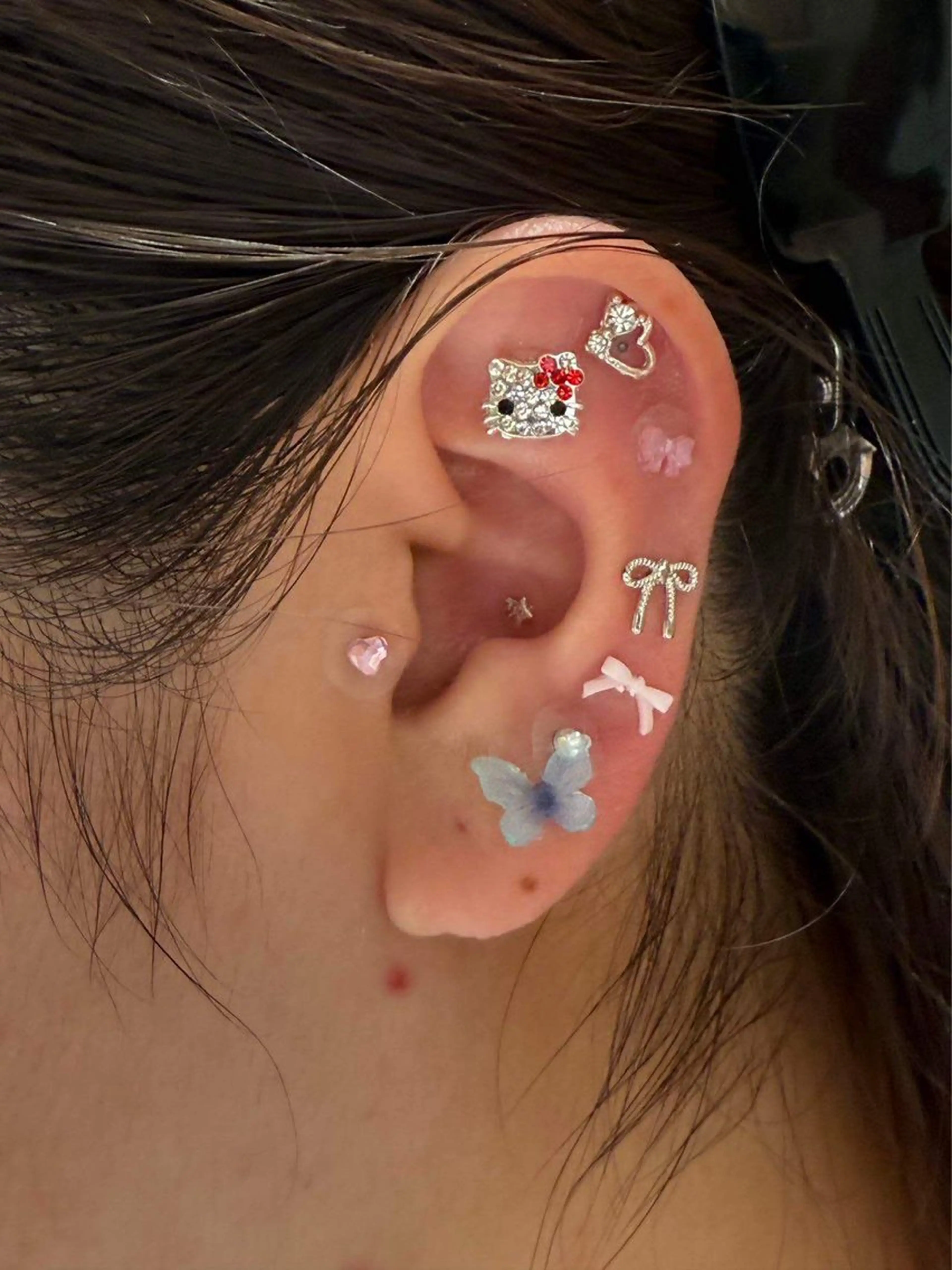 ネイル チークネイル 長さ出し フレンチネイル ガーリー 韓国ネイル sun nail池袋 モデル募集のネイルデザイン