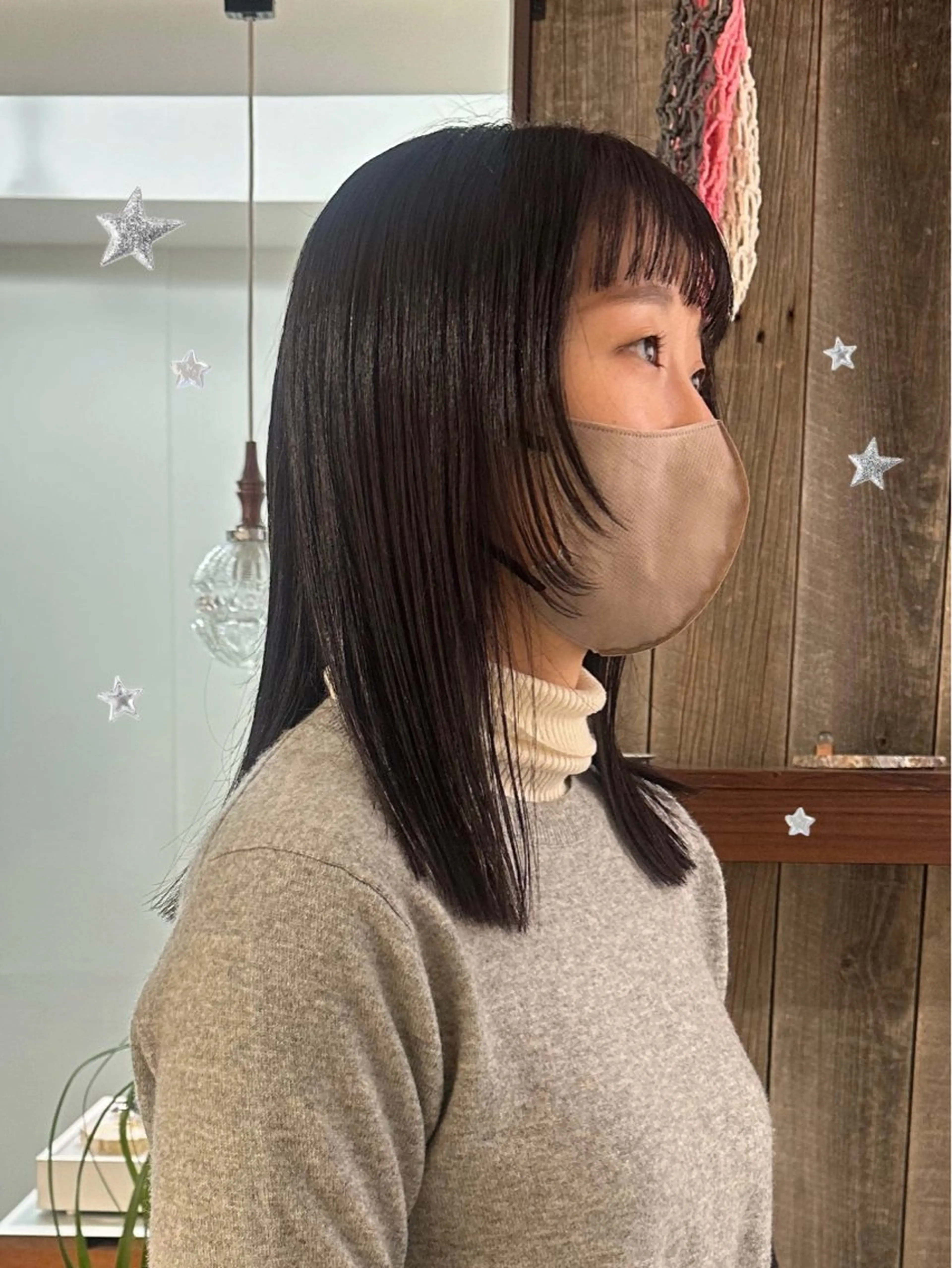 ミディアム カラー 暖色カラー/レイヤー 🌙 オノユリカのヘアスタイル