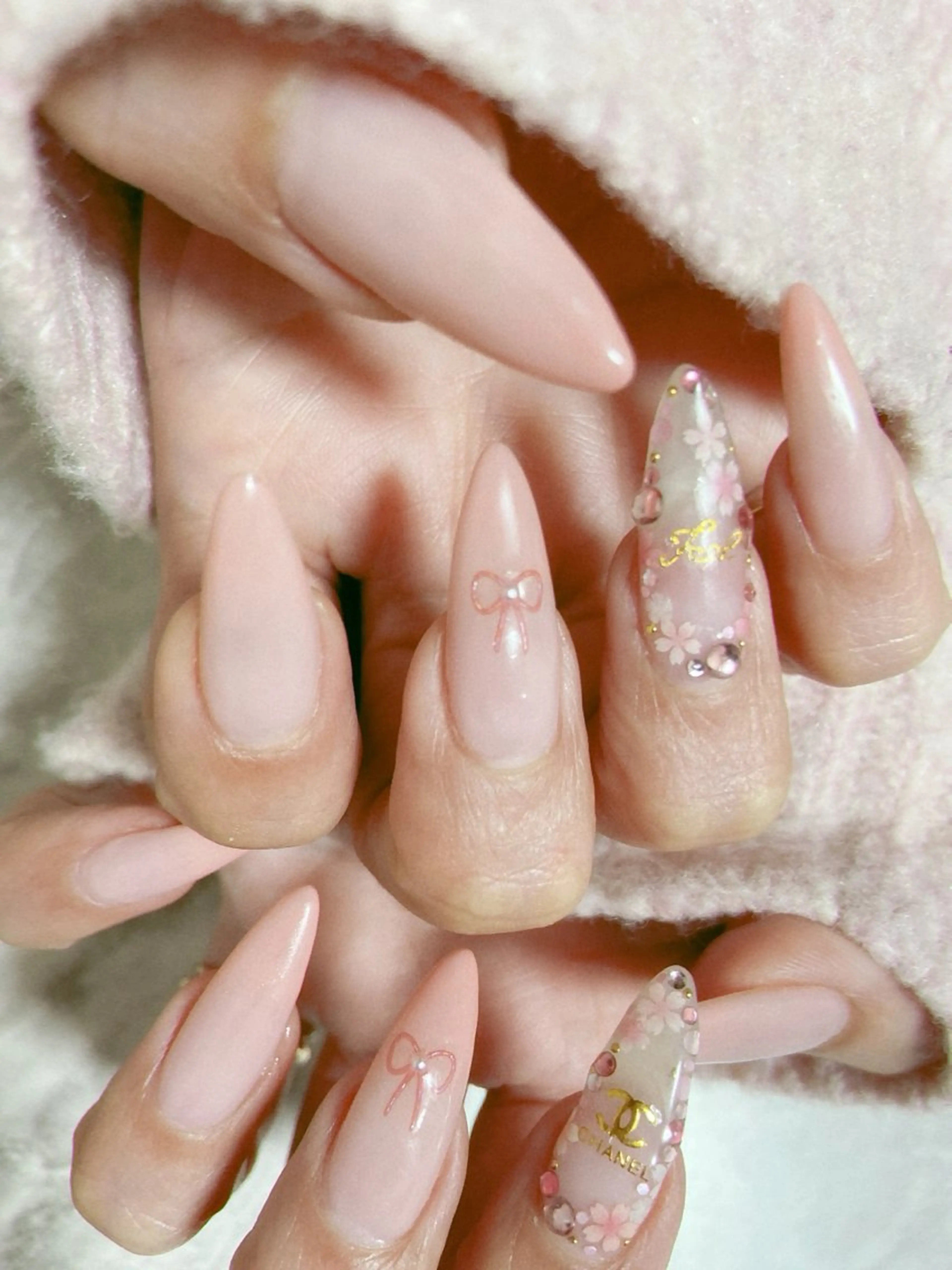 カラー グラデーションカラー 入学式 ハンドネイル nail salon Berry所属・前田 りかのネイルデザイン