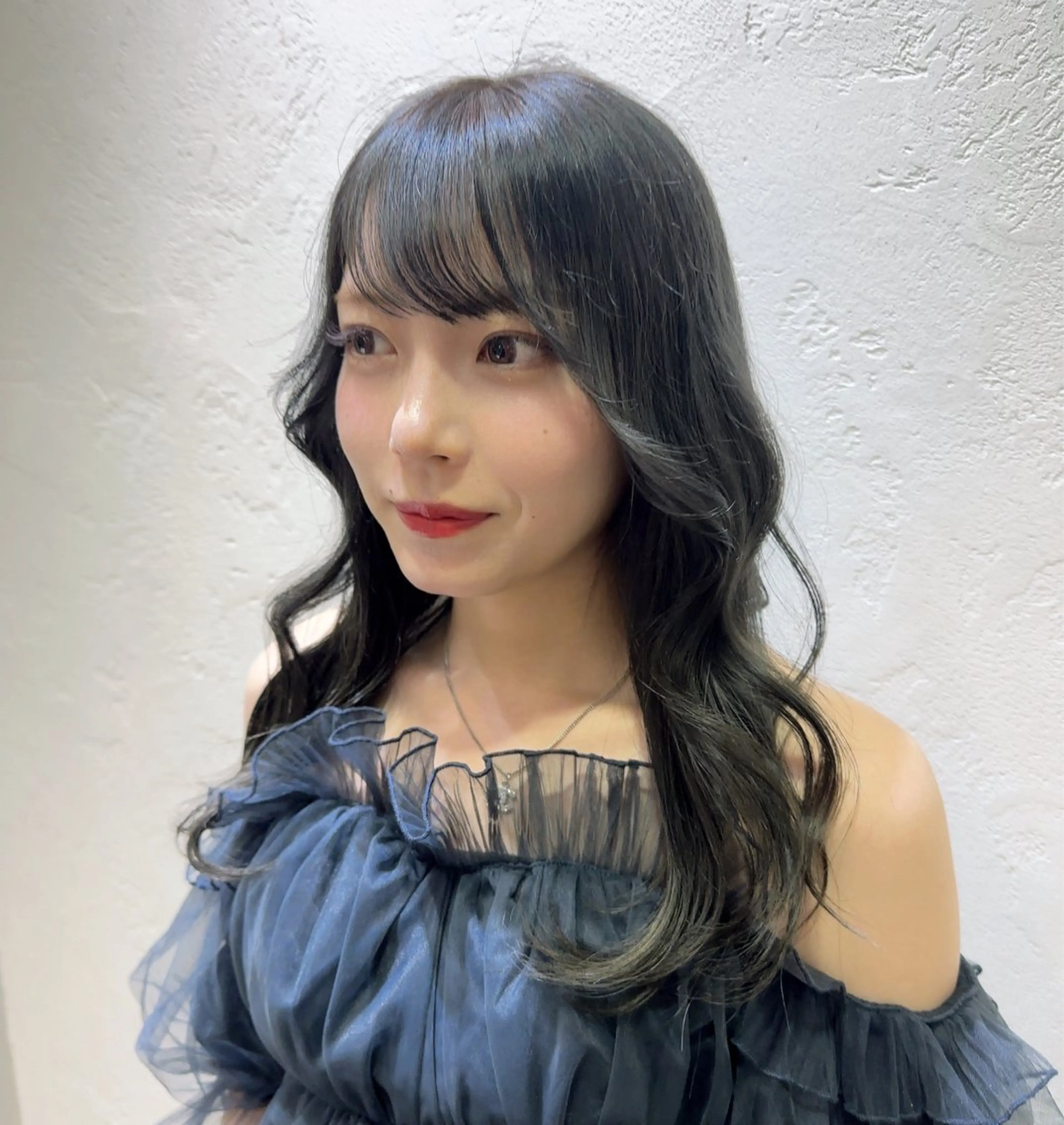 ミディアム カラー 🩵髪質改善🩵 韓国ヘア🩵花澤みりのヘアスタイル