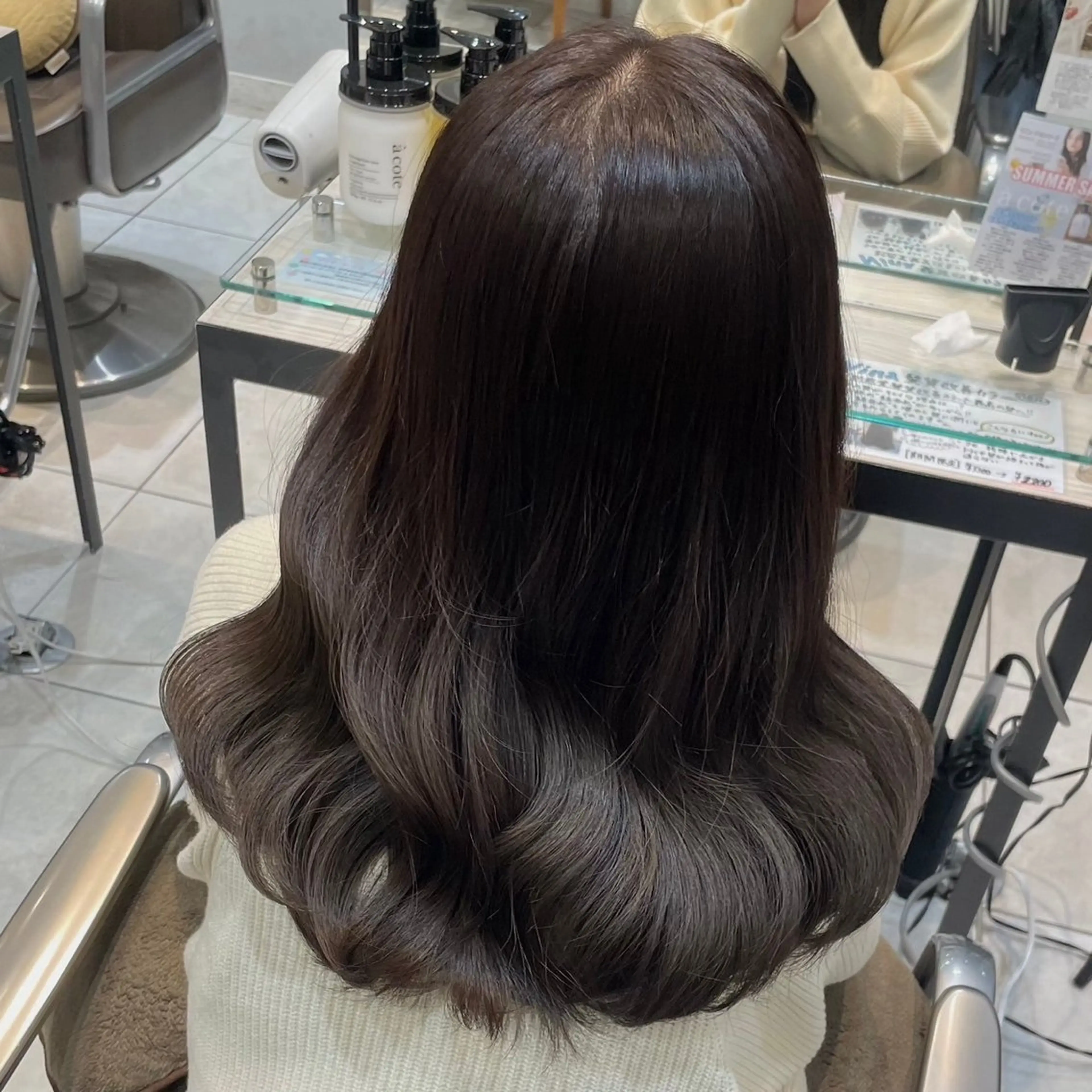 【🫧平日限定🫧】✨Aujuaトリートメント➕ワンカラー✨レディースカラーモデル❤️の写真