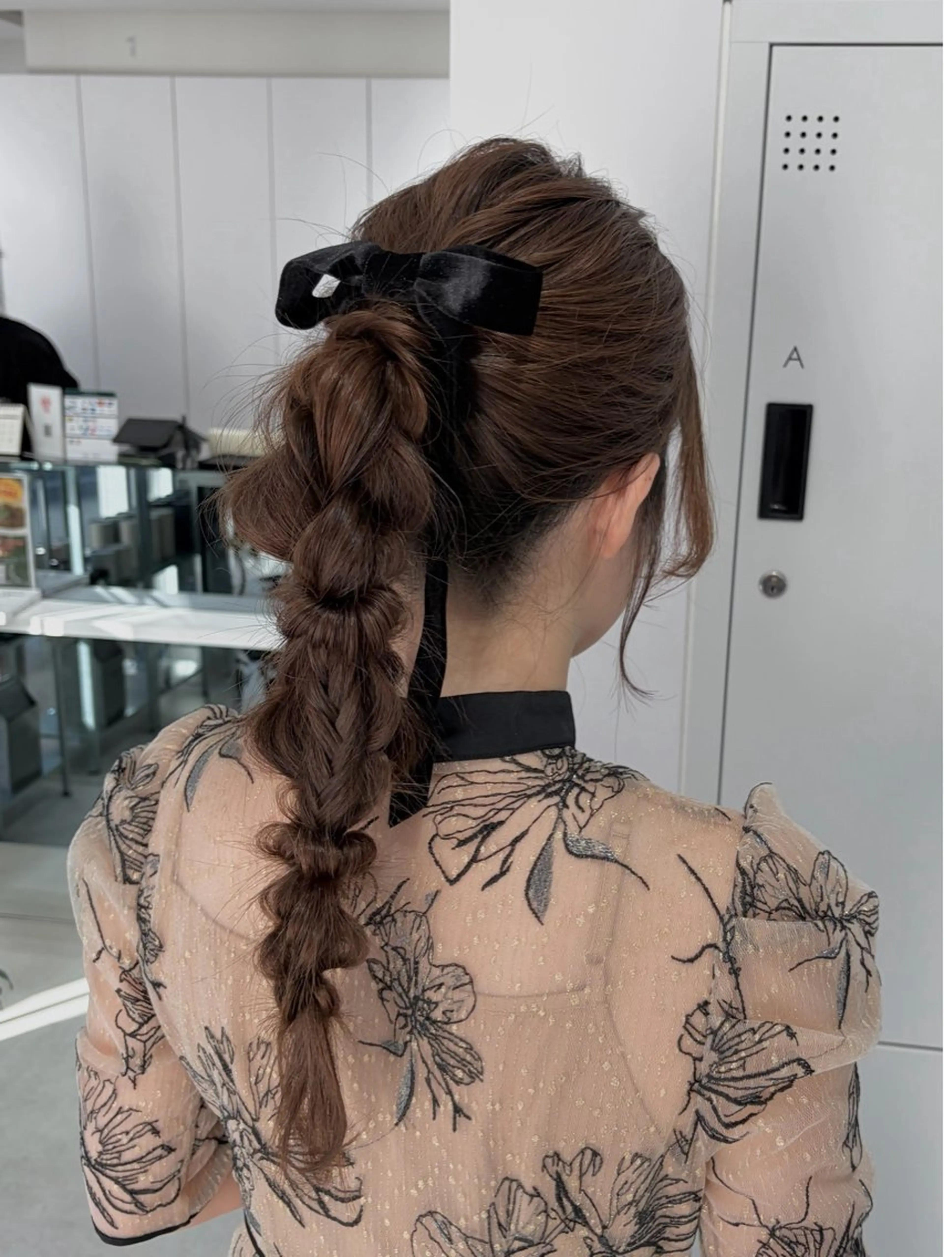 ロング ヘアアレンジ ヘアセット グレージュ/ベージュ /経堂/sana🌱のヘアスタイル