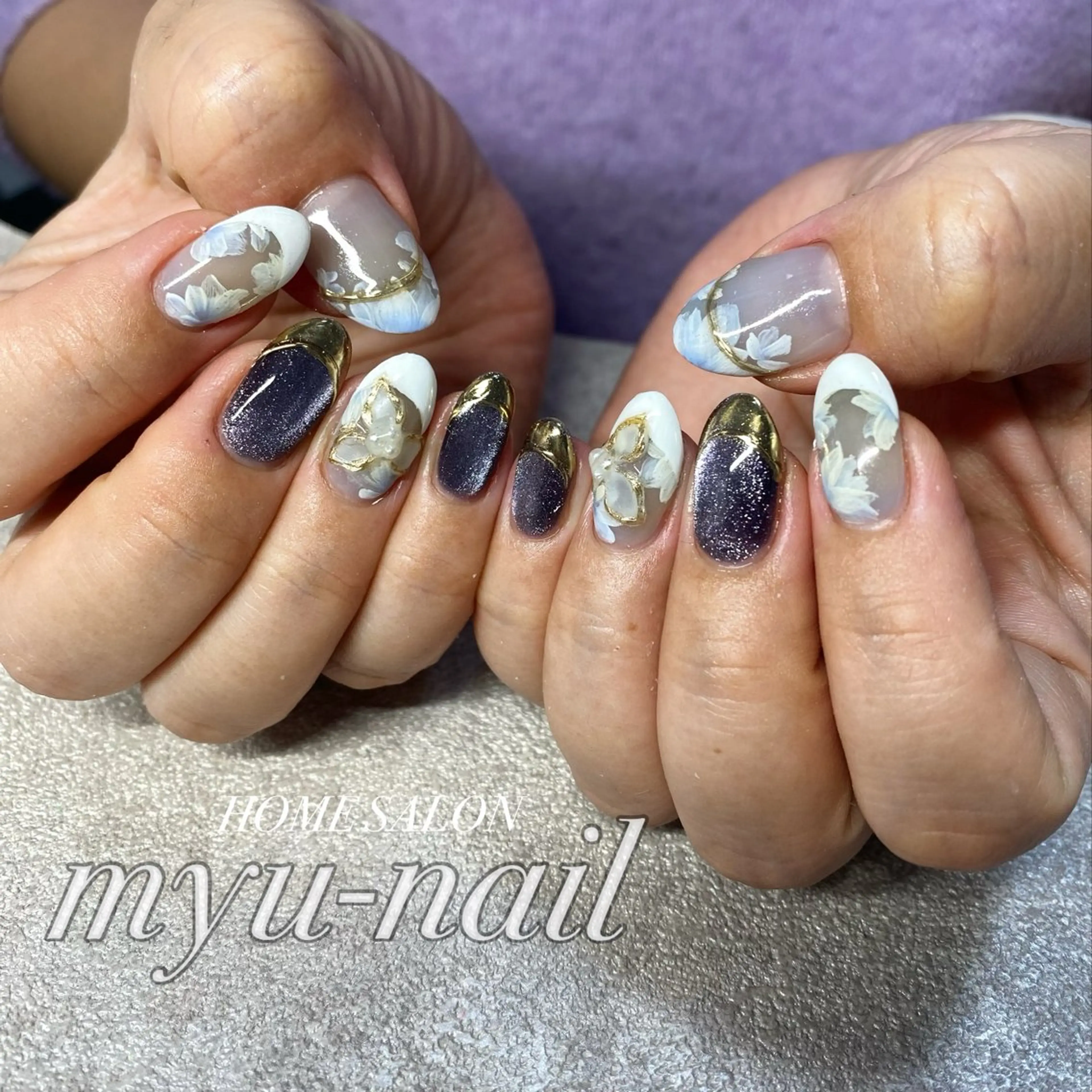 ネイル ホームサロン myu-nailのネイルデザイン
