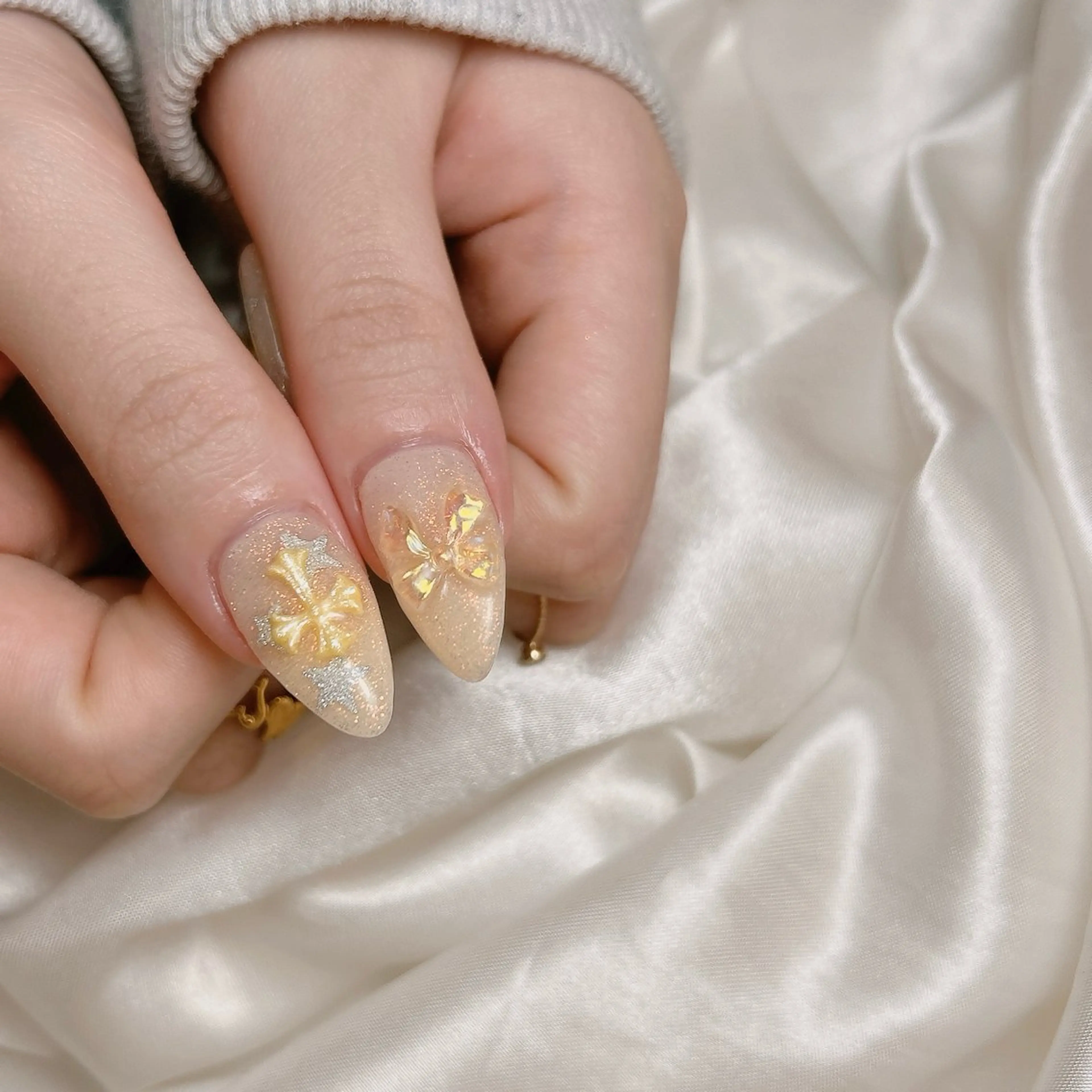 ネイル ハンドネイル junna のぞいてねのネイルデザイン