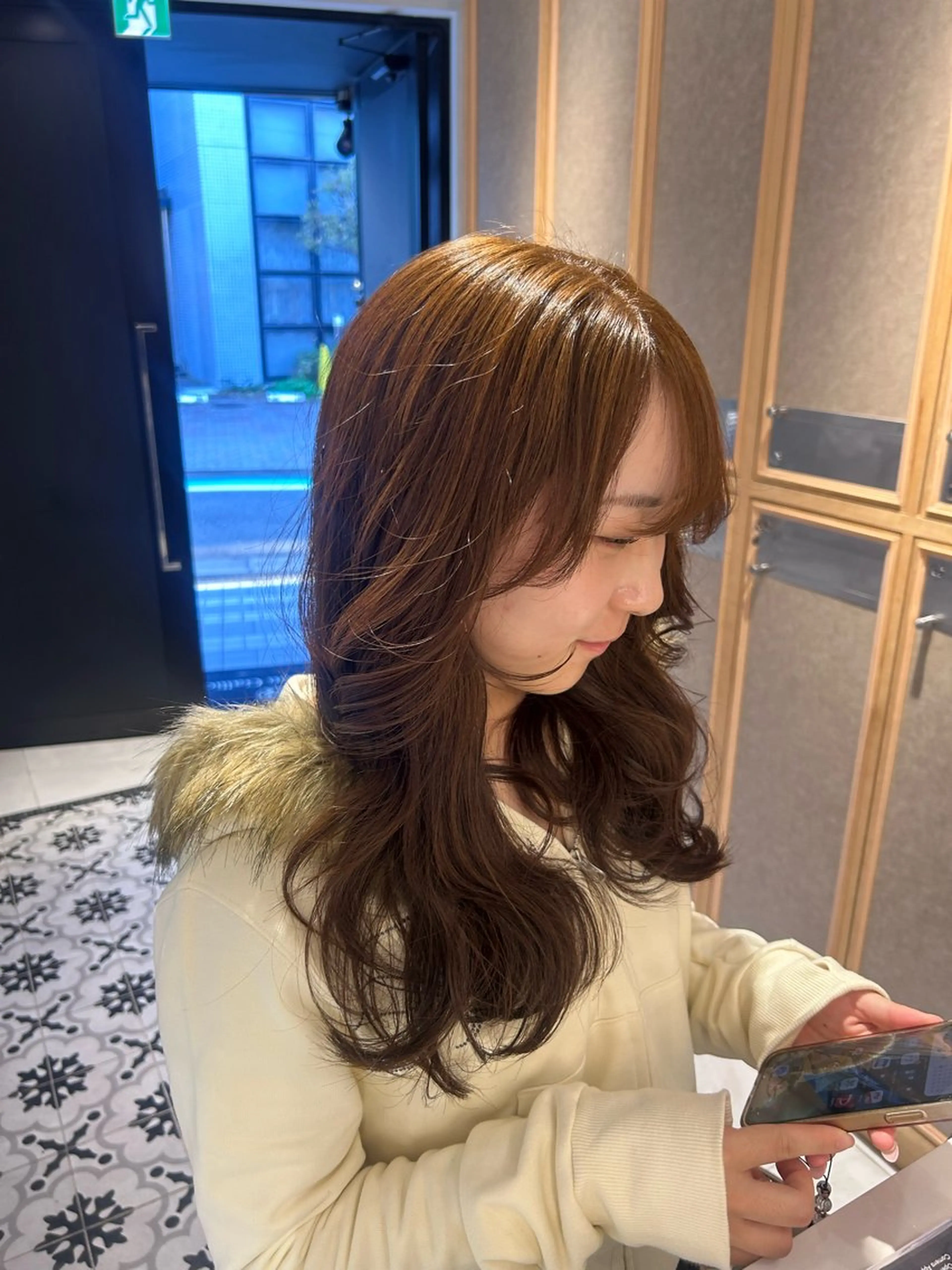 カラー ブリーチ ダブルカラー ブリーチなしカラー ヘアカラー トリートメント ヘッドスパ ヘアセット miko🪽地毛風/ ハイトーン/レイヤーのヘアスタイル