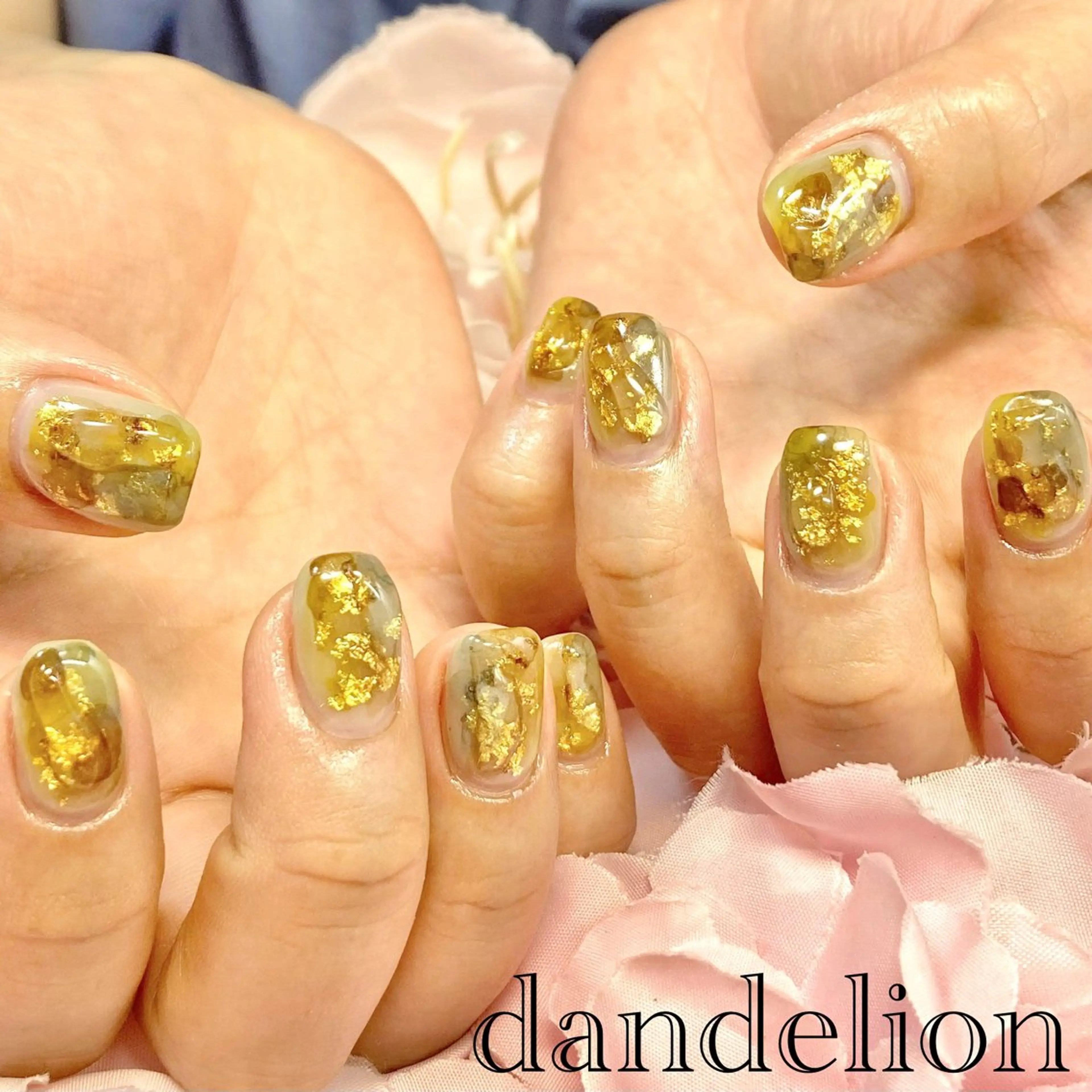 ネイル ハンドネイル ハンドケア dandelion ダンデライオンのネイルデザイン