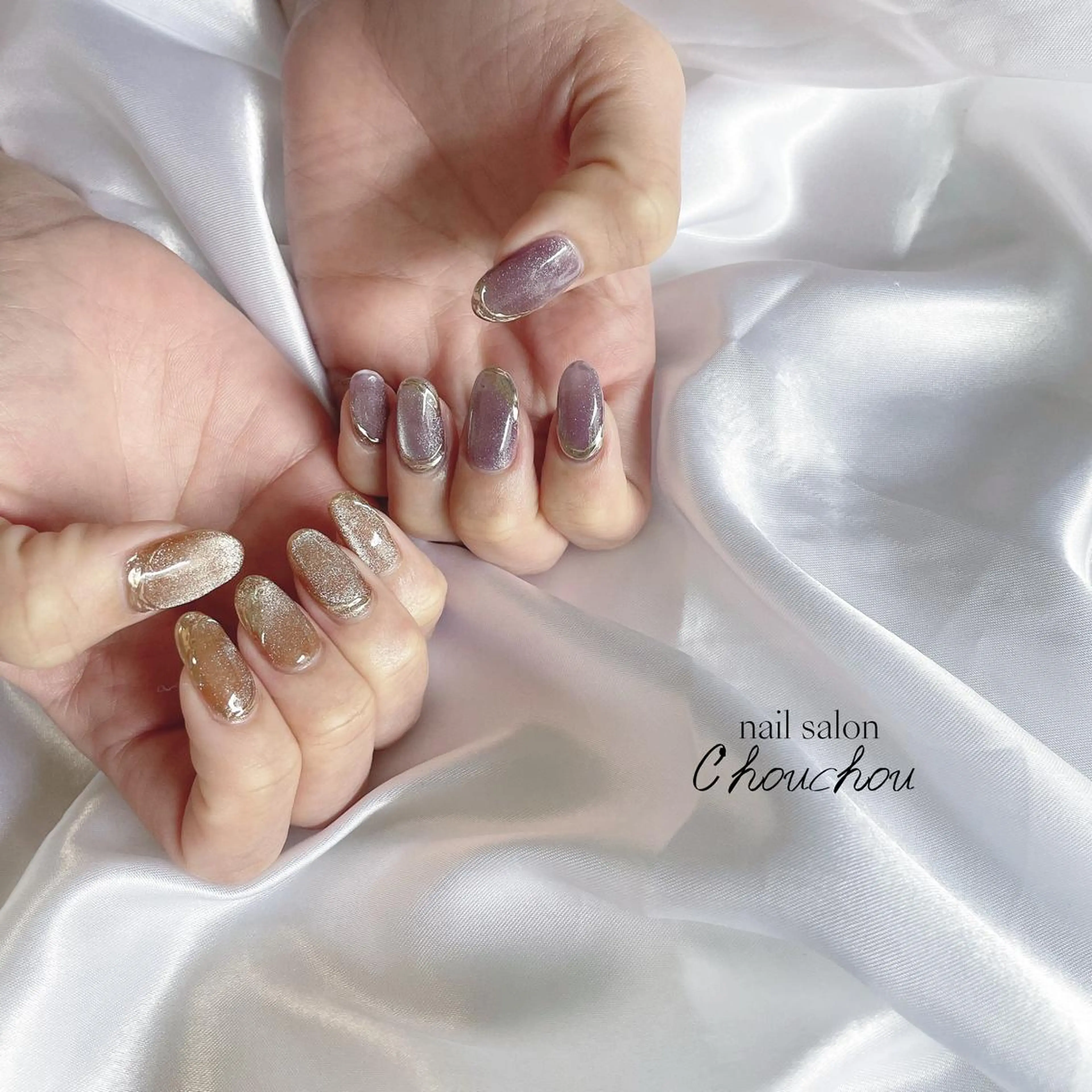 ネイル マグネットネイル C'hou chouのネイルデザイン