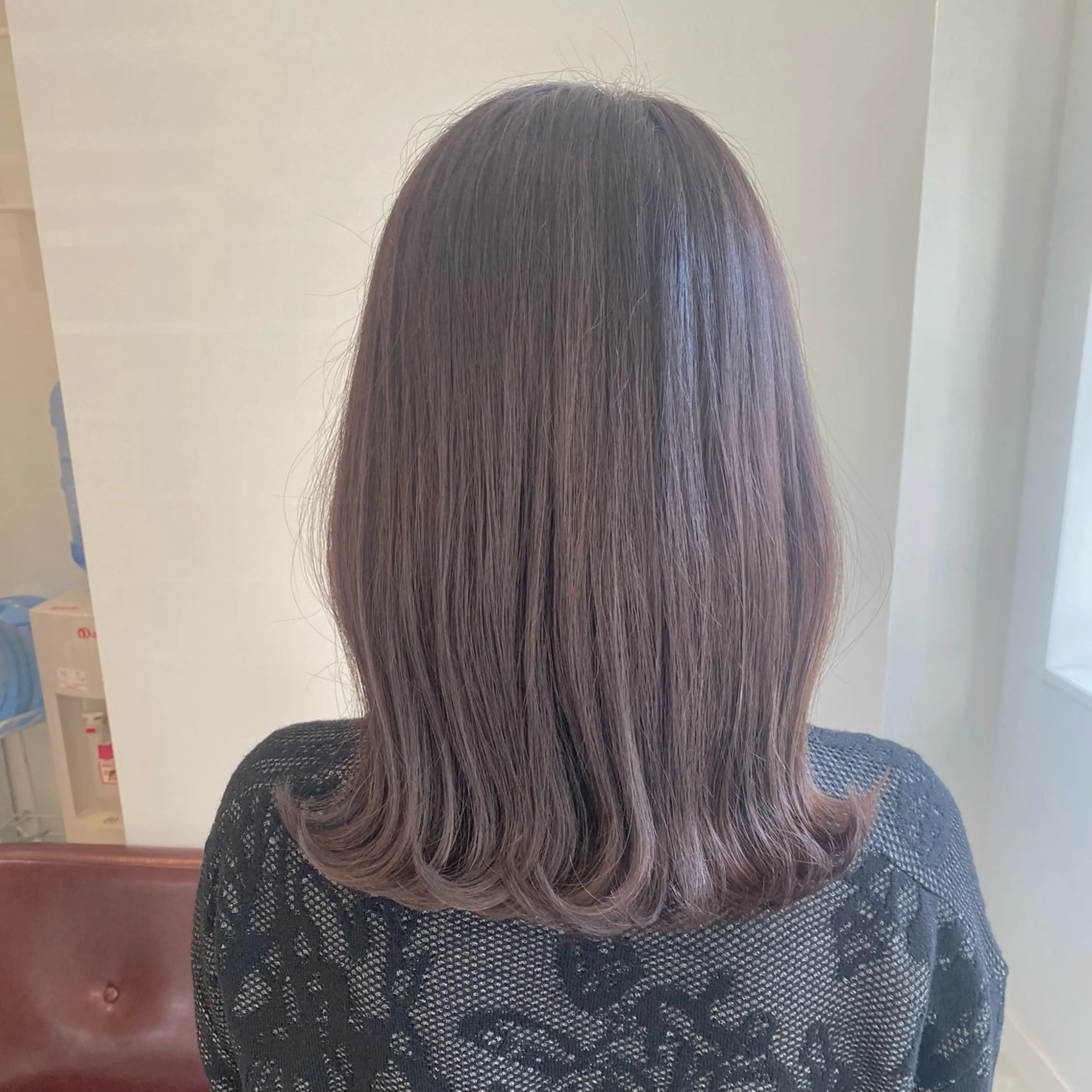 セミロング カット ヘアカラー トリートメント 吉原 みえのヘアスタイル