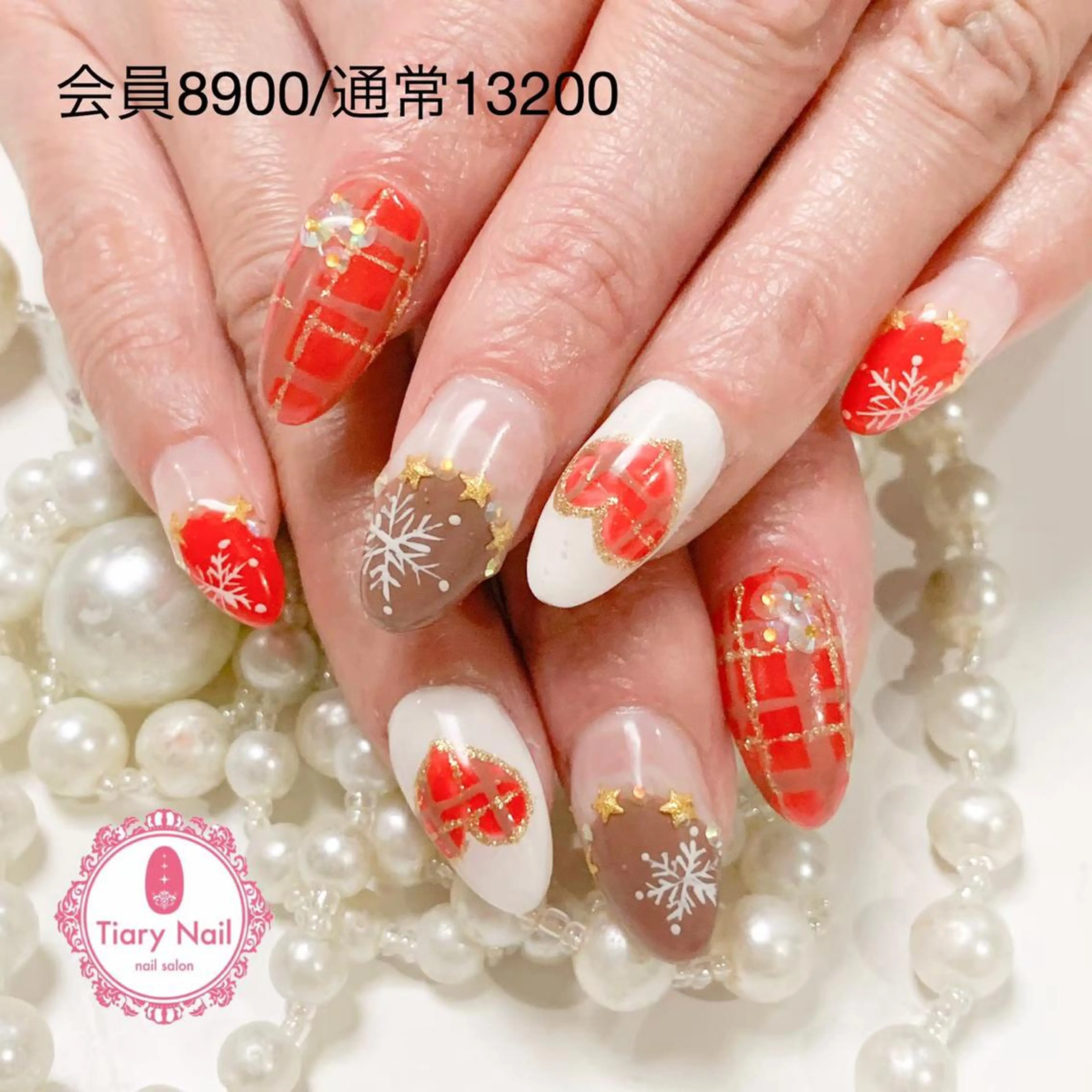 ネイル 💗🪽Tiary Nail🪽💗のネイルデザイン