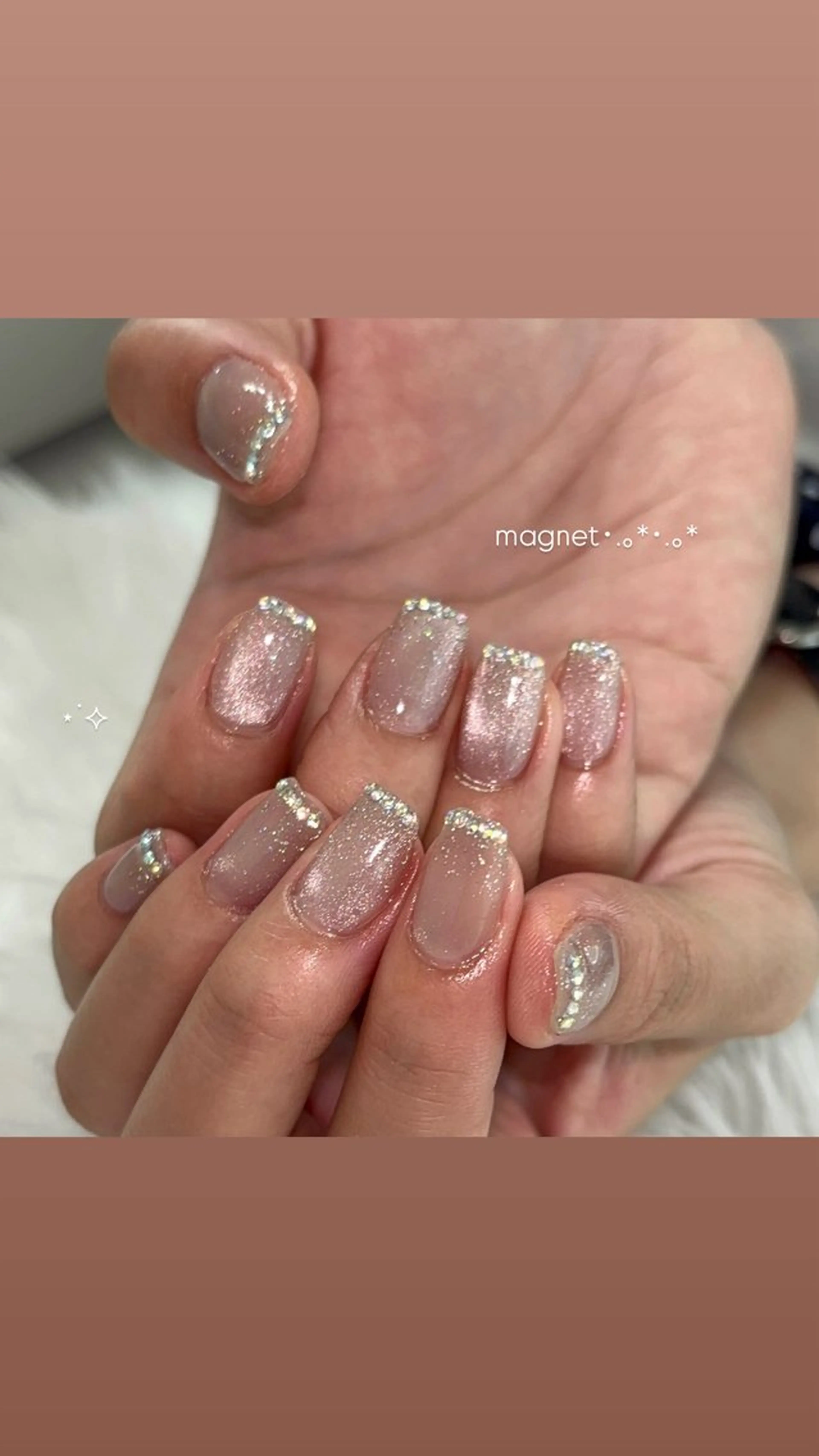 ネイル オーロラネイル マグネットネイル nail salon LIAn.所属・LIAn.🎀 Munakataのネイルデザイン