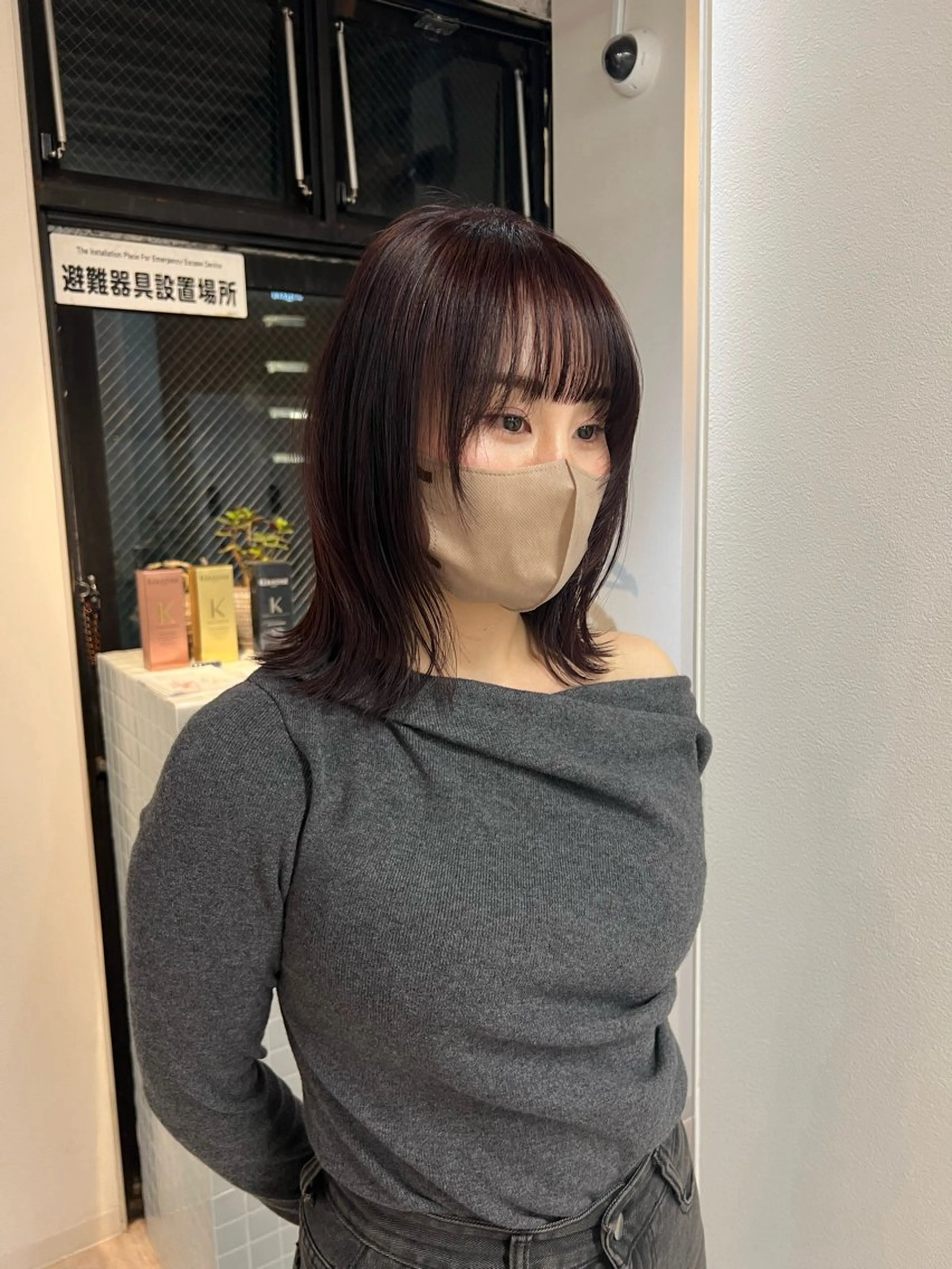 ミディアム quon KINO/ カラー/メンズカットのヘアスタイル