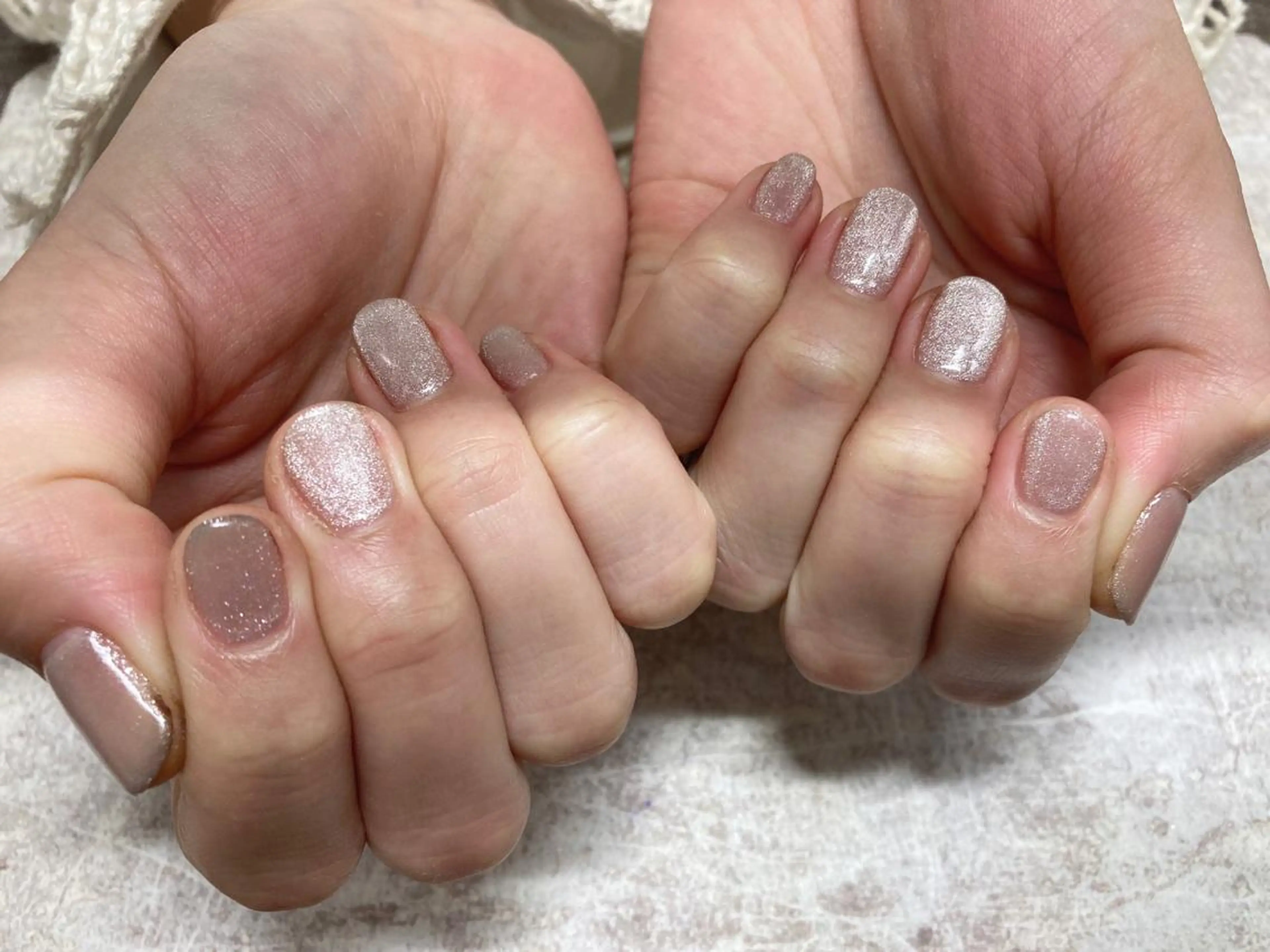 ネイル フットネイル ジェルネイル 韓国ネイル マグネットネイル ミラーネイル Mogu nail 二子玉川のネイルデザイン