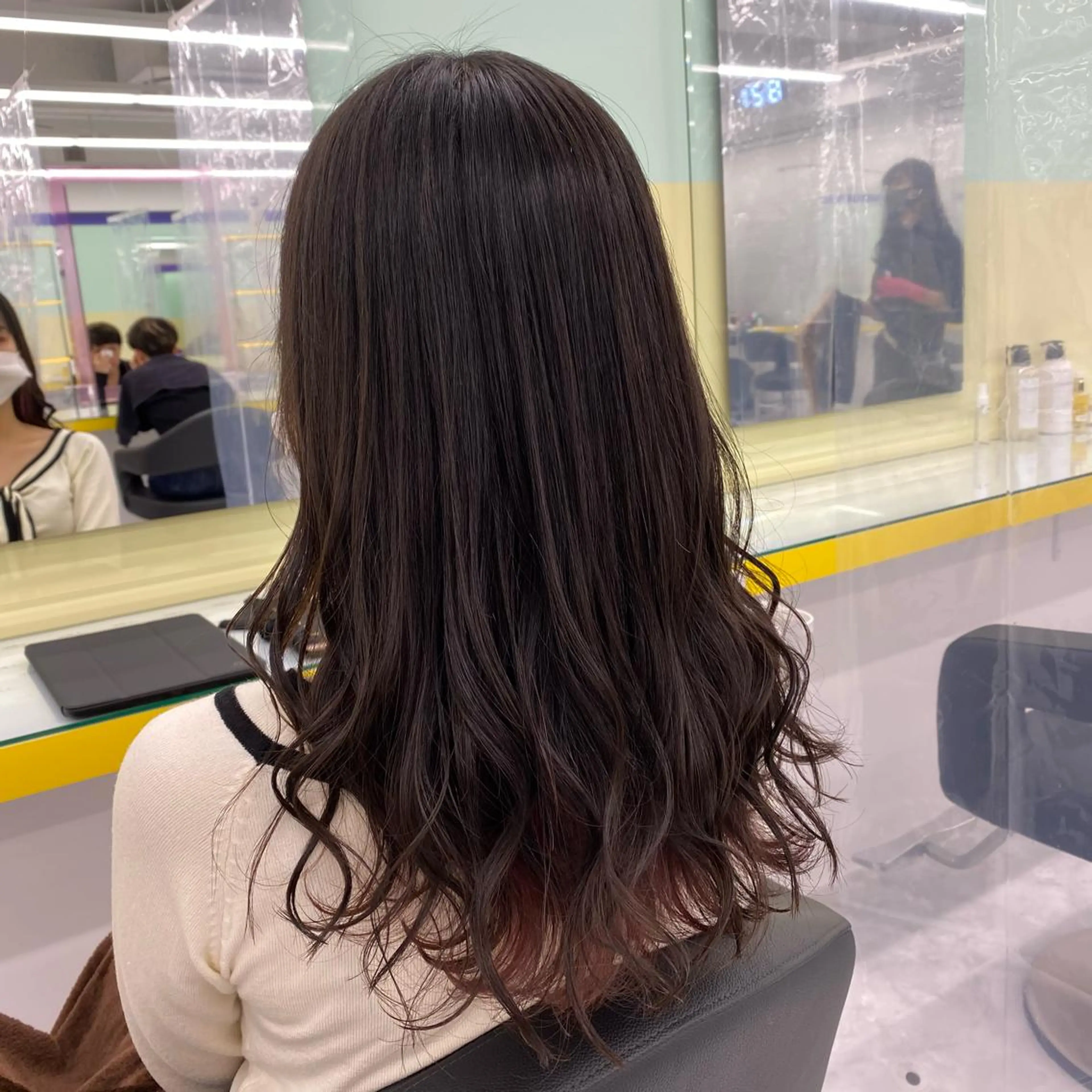 セミロング カラー ヘアアレンジ GOTODAY shair salon 横浜mare店所属・透明感抜群カラー mai🍑♡のヘアスタイル