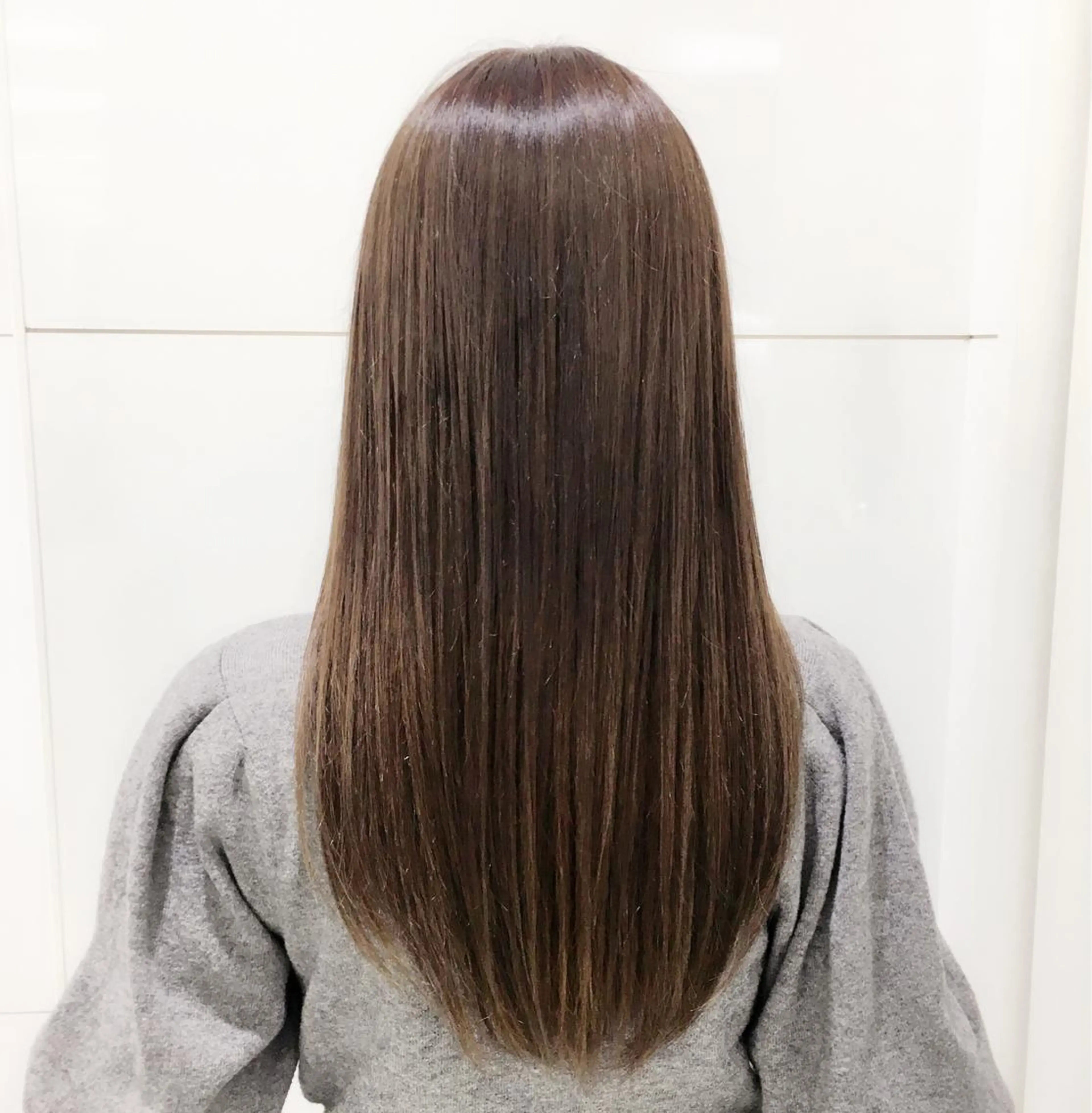 ロング パーマ ストレートパーマ nex the salon vlow所属・趙 英来のヘアスタイル