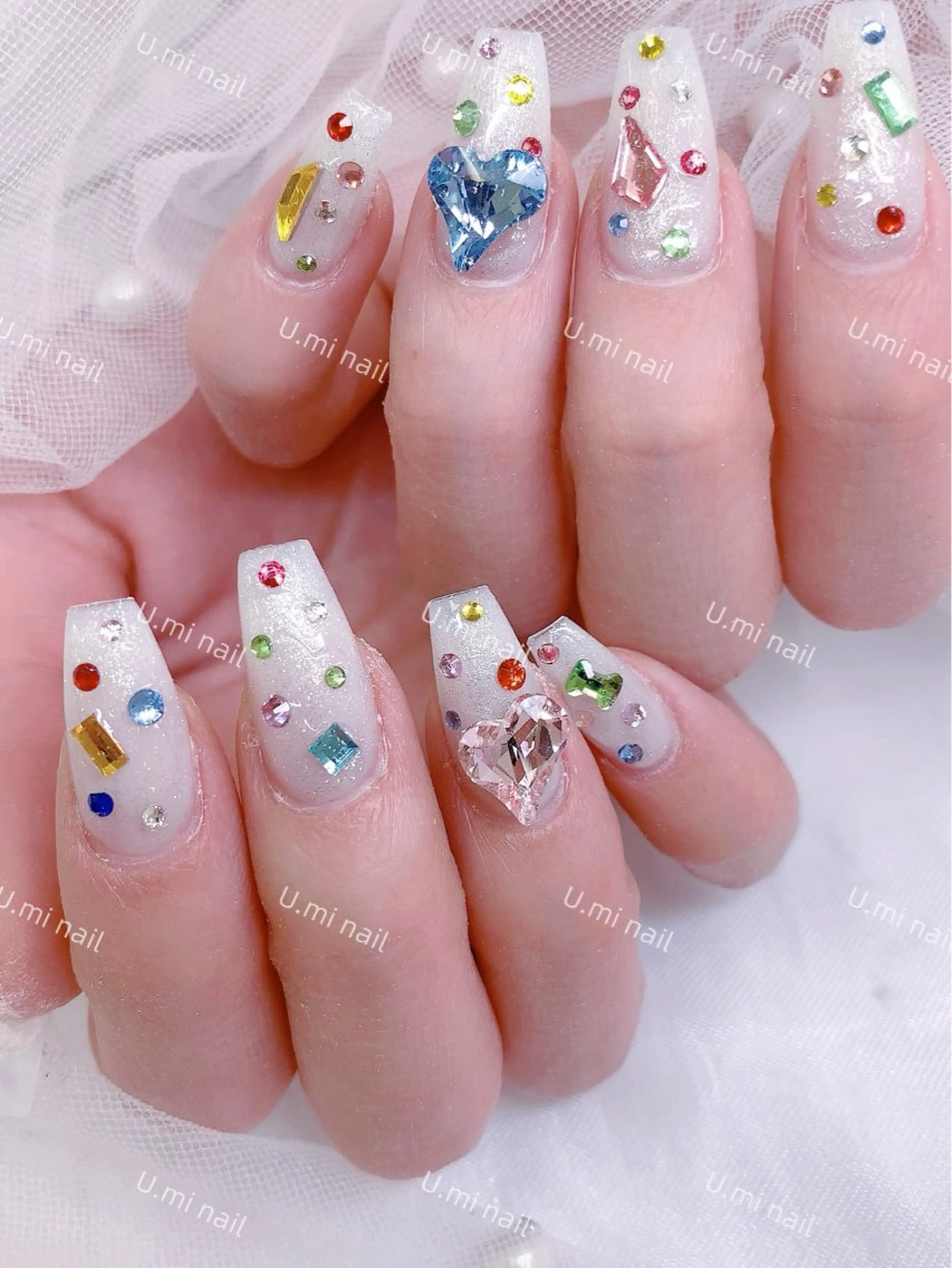 ネイル U・mi  nail salon【長さ出し/パラジェル/持ち込み/定額ネイル/学割U24】所属・Uminail ゆうゆうのネイルデザイン