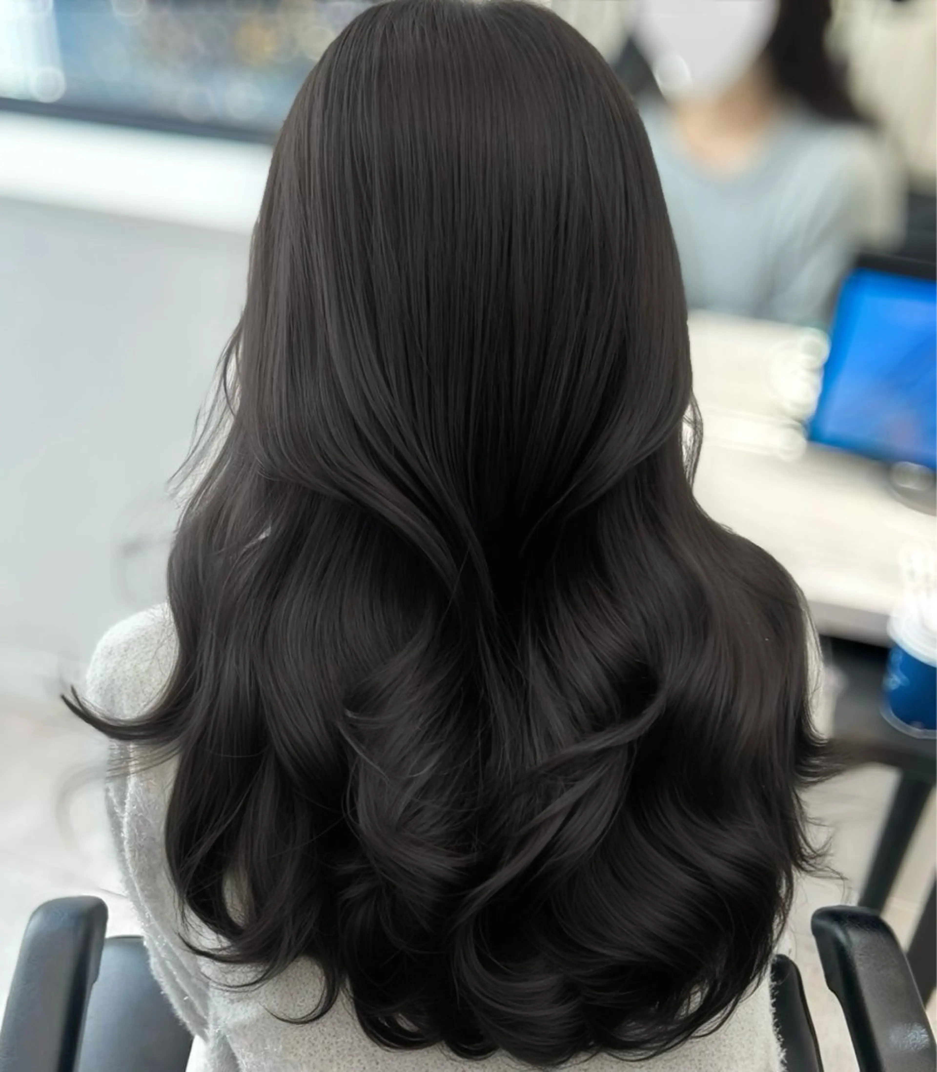 ロング カラー アッシュ アッシュグレー アッシュグレージュ ベージュカラー 透明感カラー カット ヘアカラー トリートメント 韓国ヘア🇰🇷× 髪質改善🫧テルのヘアスタイル