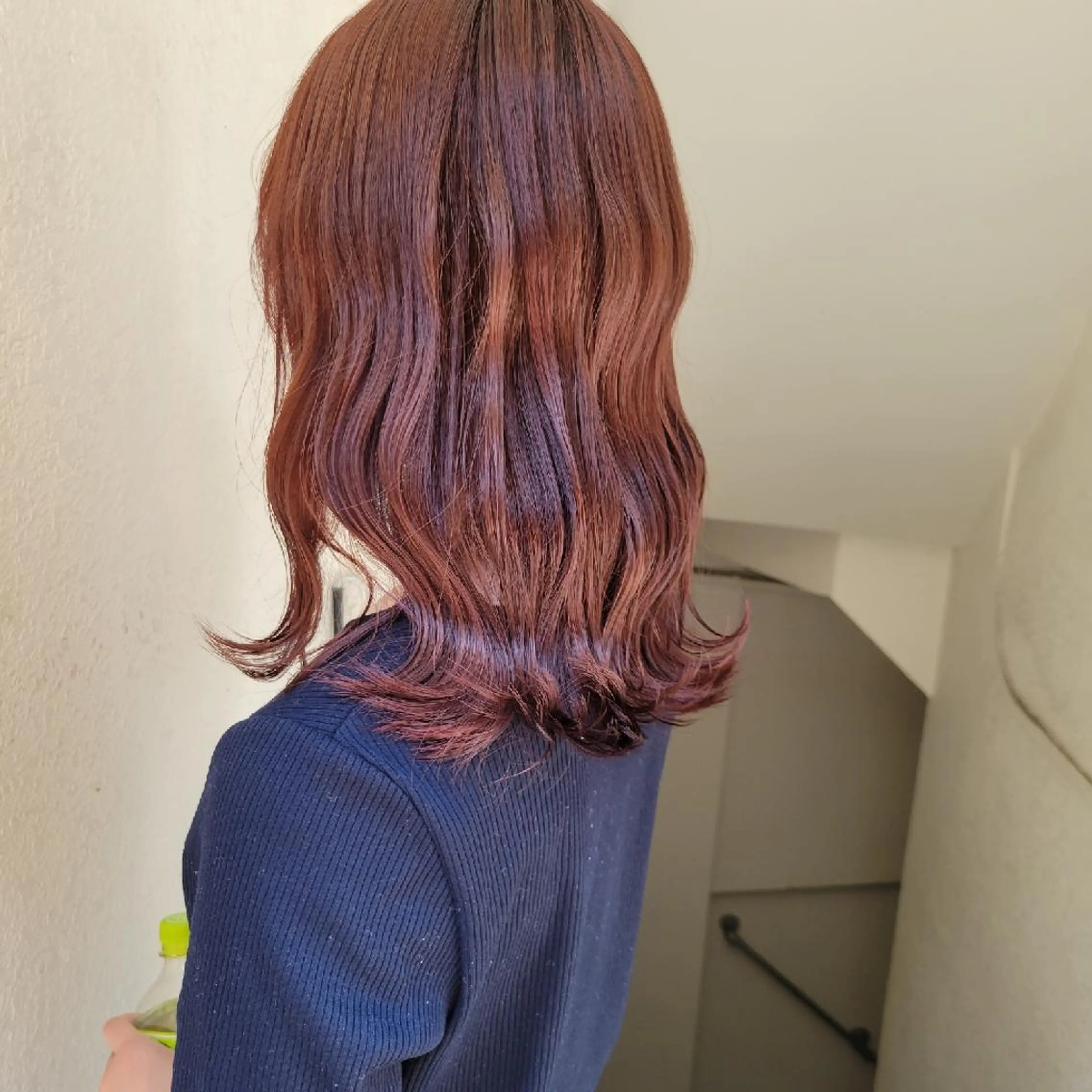 セミロング ヘアカラー トリートメント 🇰🇷透明感×ハイ トーン🌟tomoのヘアスタイル