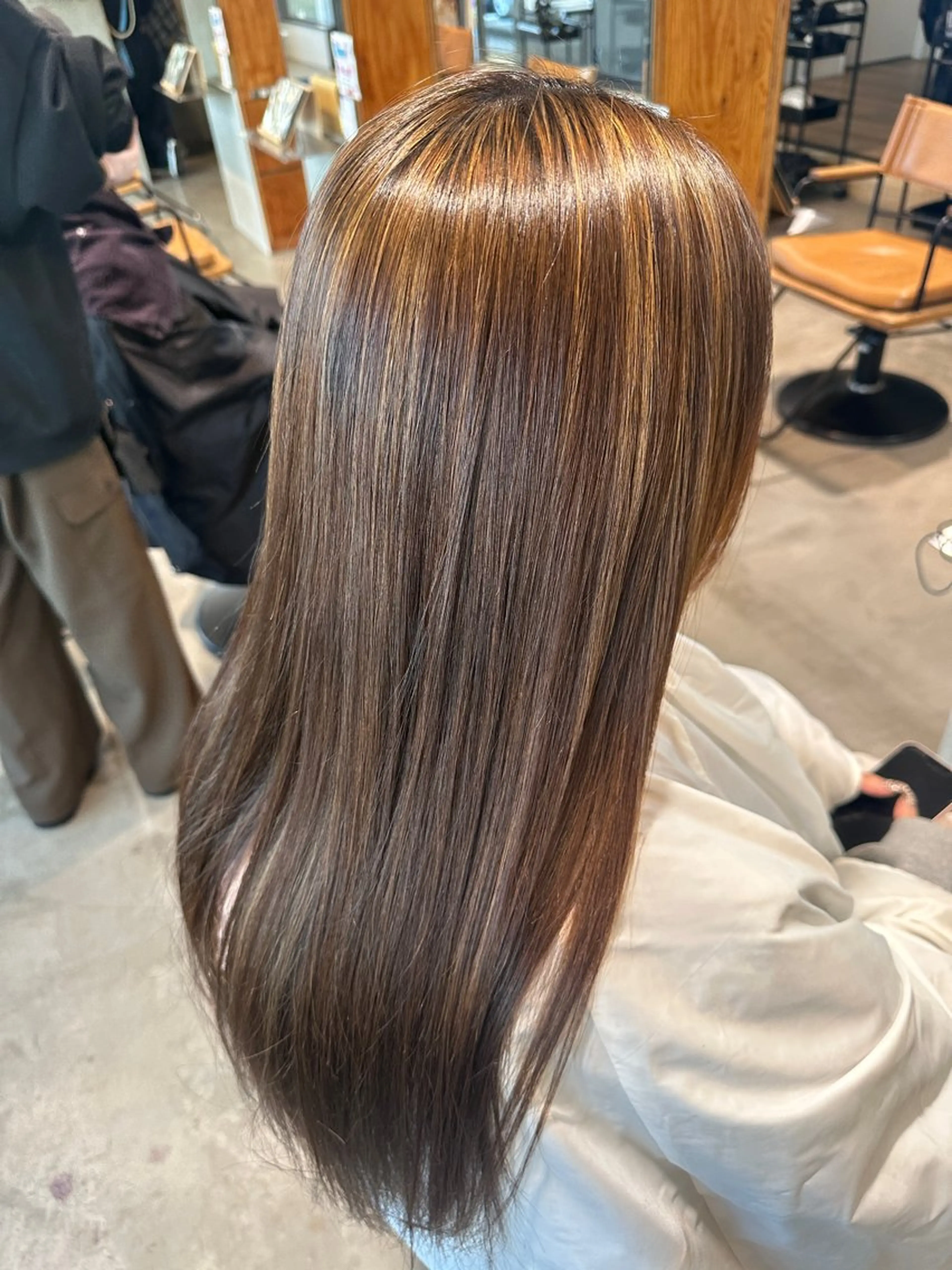 カラー ハイライトカラー 岐阜の美容師 HONOKAのヘアスタイル