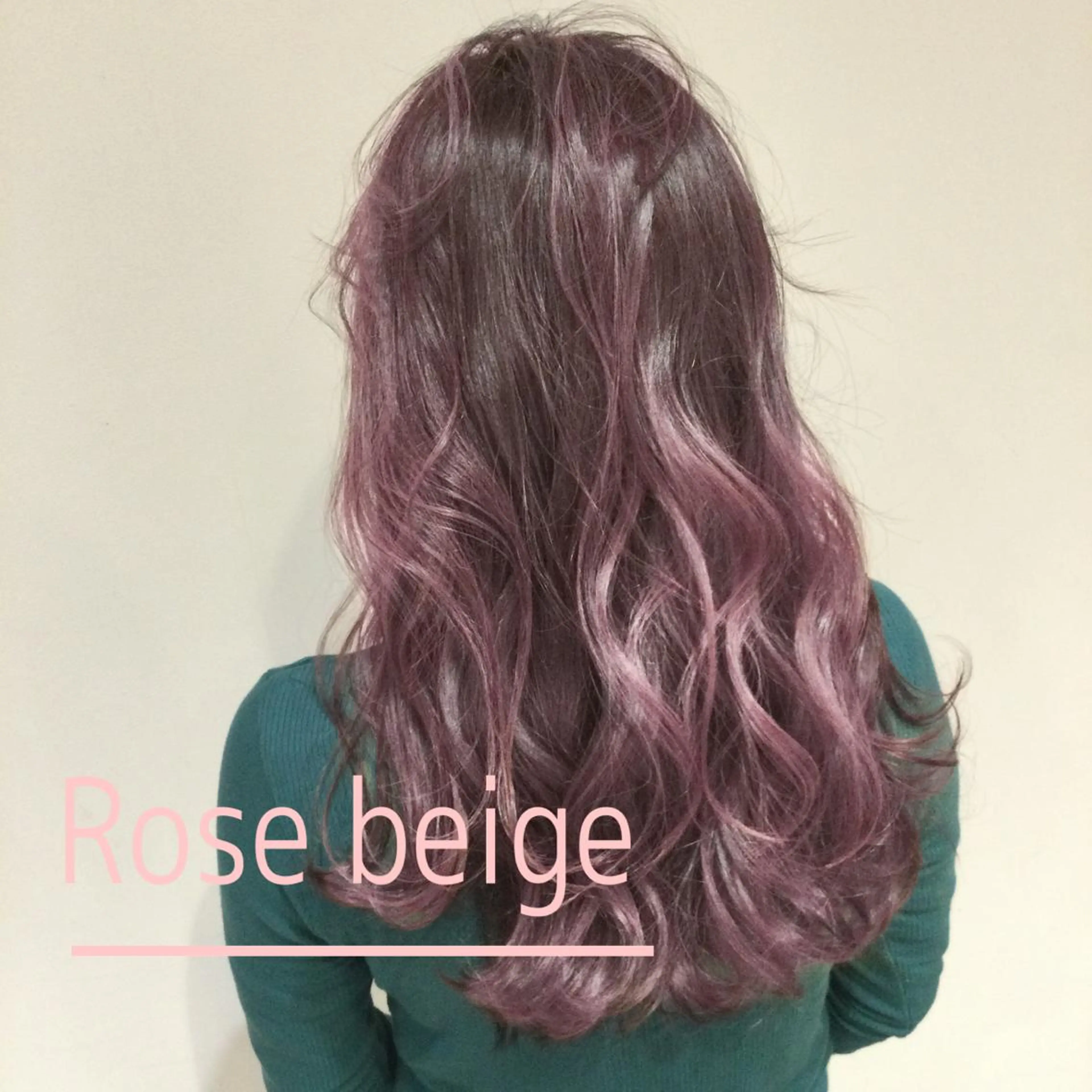 セミロング カラー AMI Hair  supply所属・髪質改善カラー 韓国風レイヤーのヘアスタイル